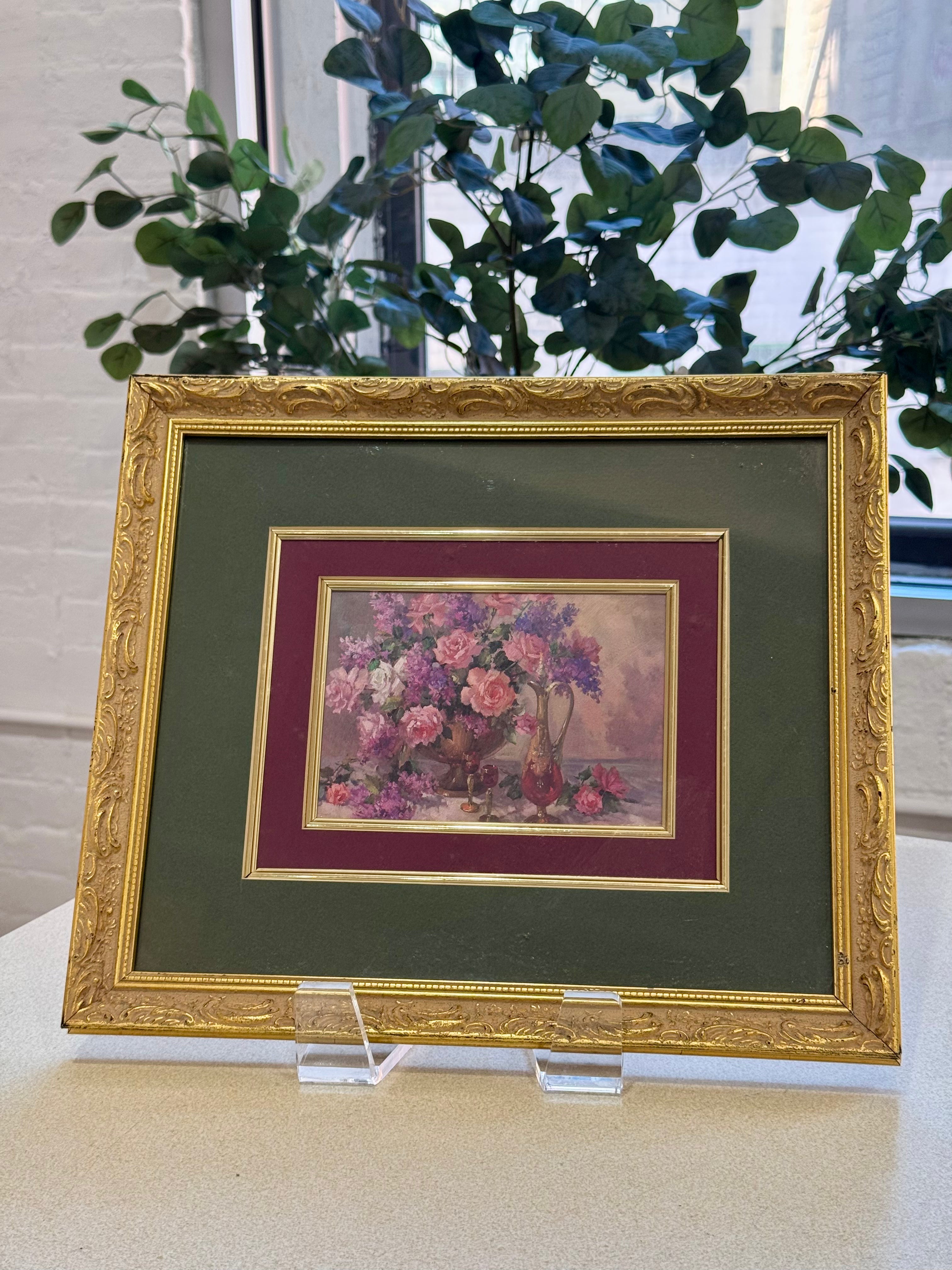 Framed Floral Print