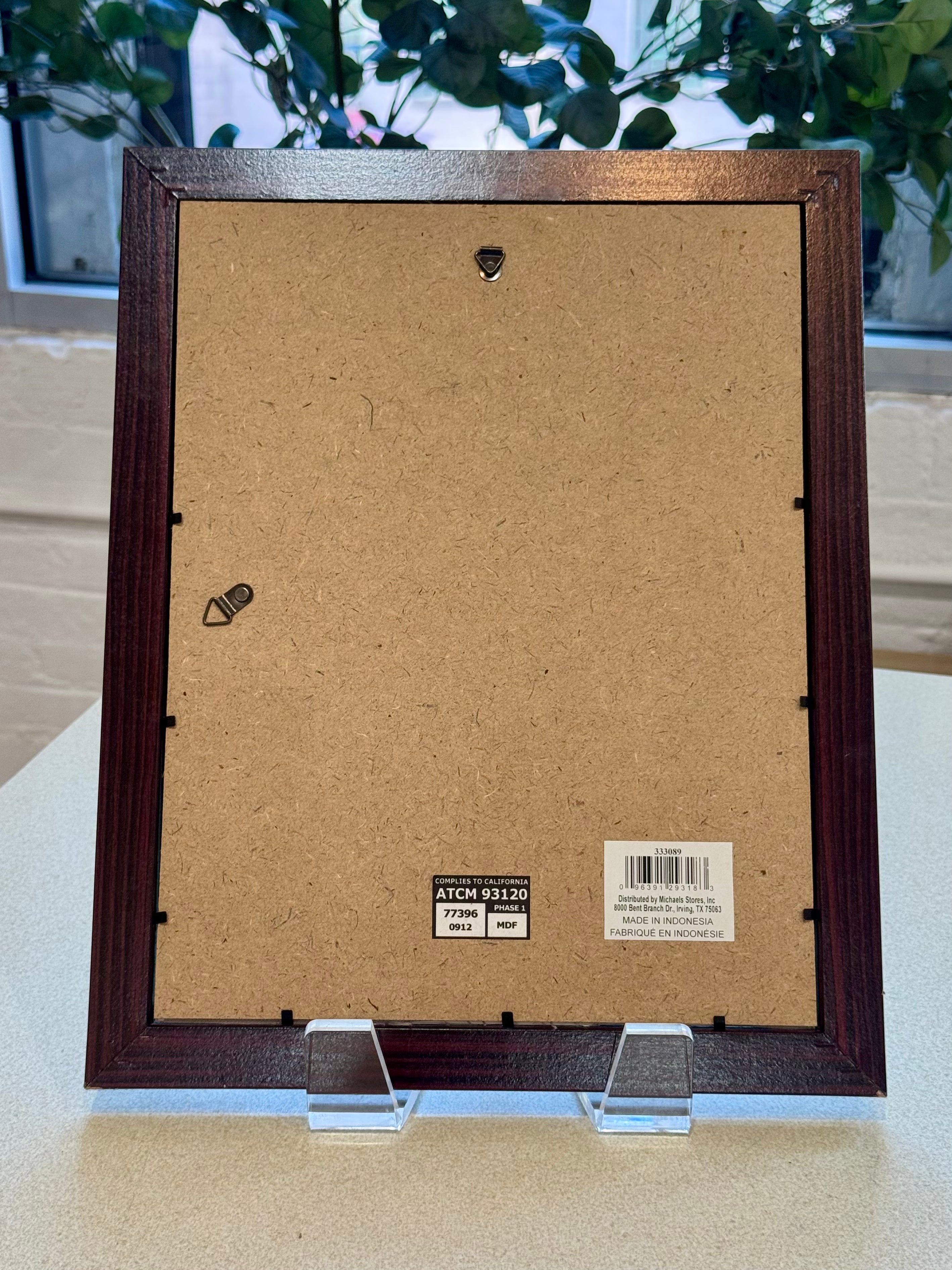 Framed Eiffel Tower Painting