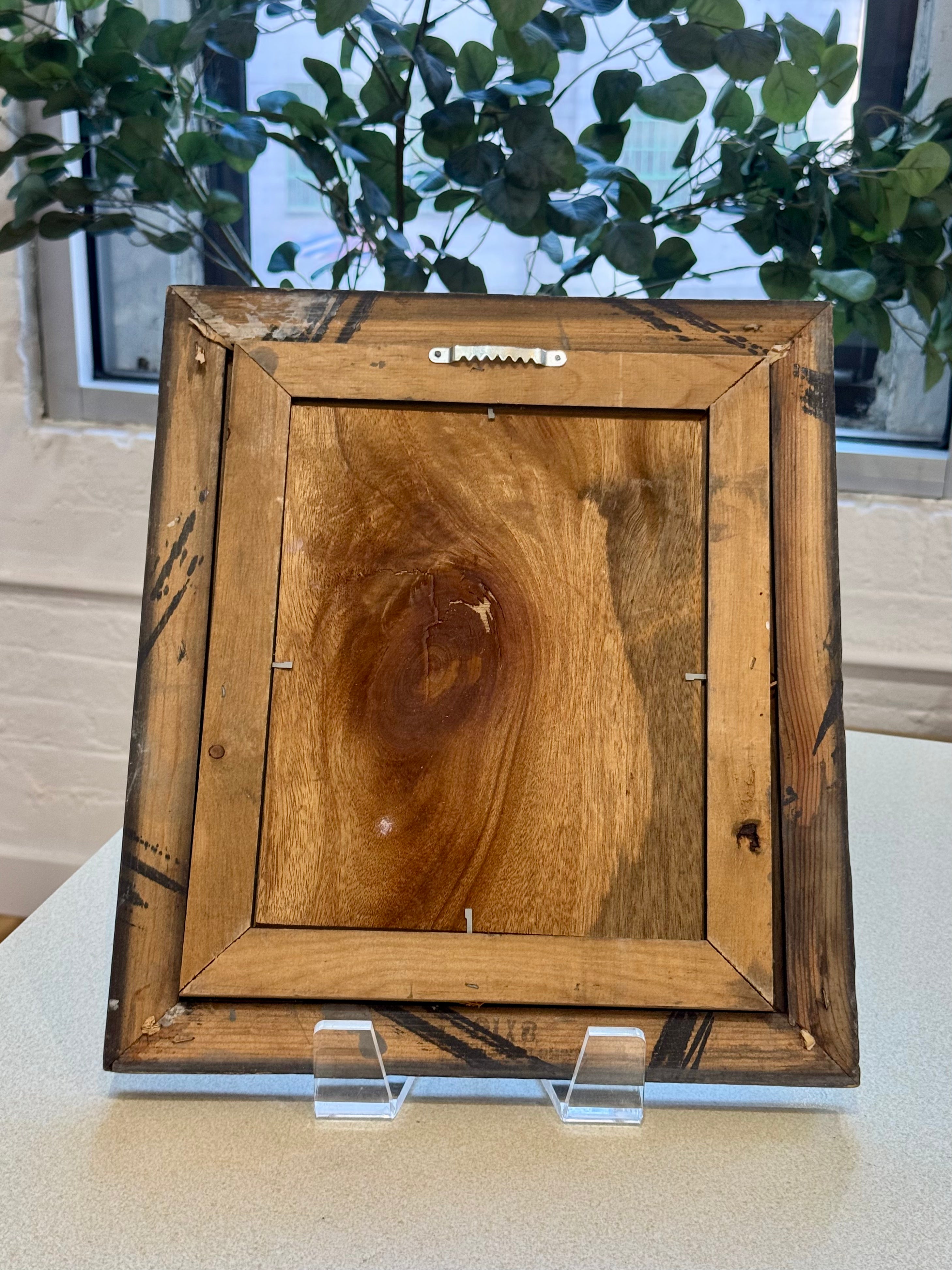 Framed Floral Oil Painting