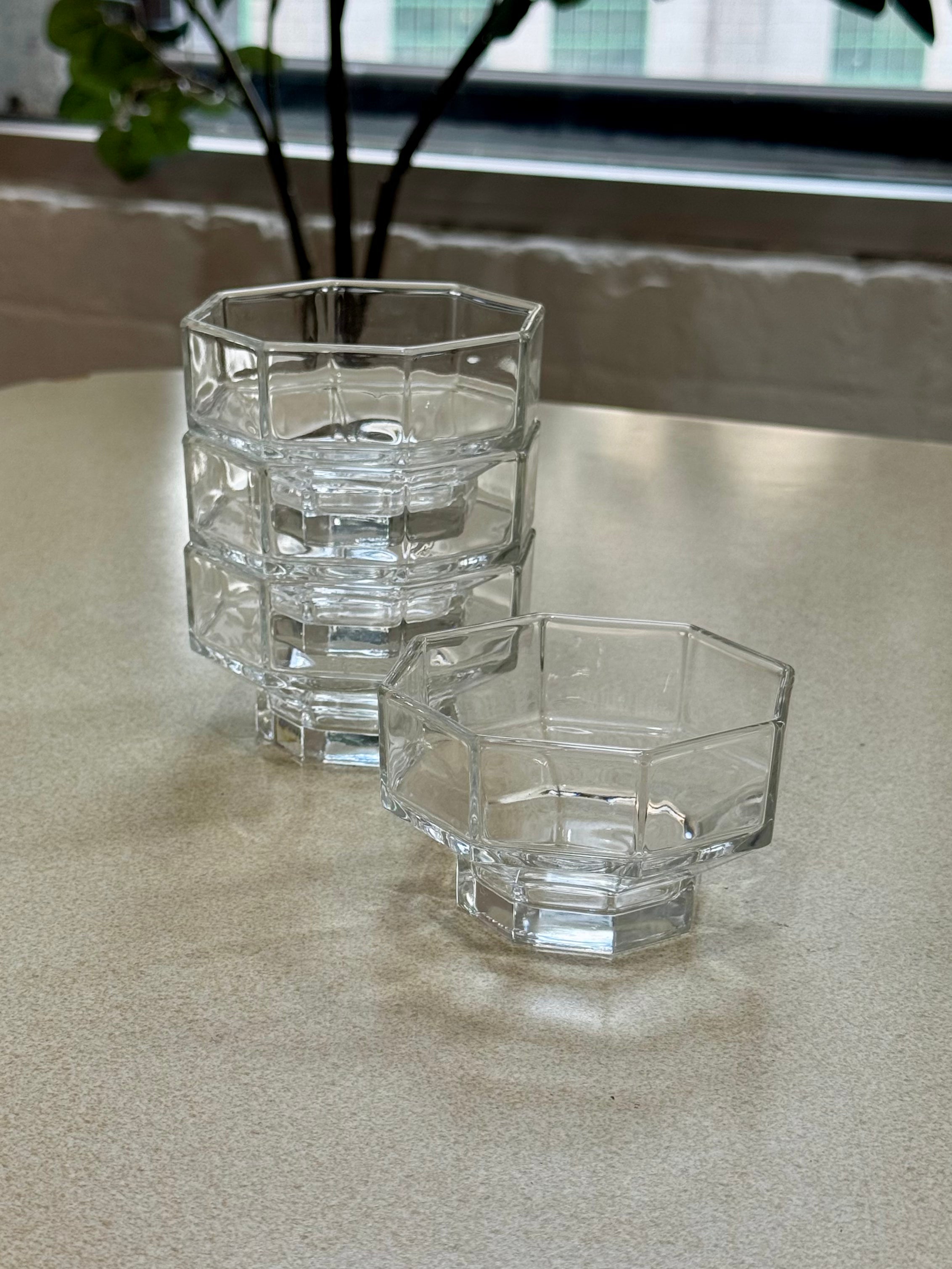 Arcoroc Octagonal Sundae Glass