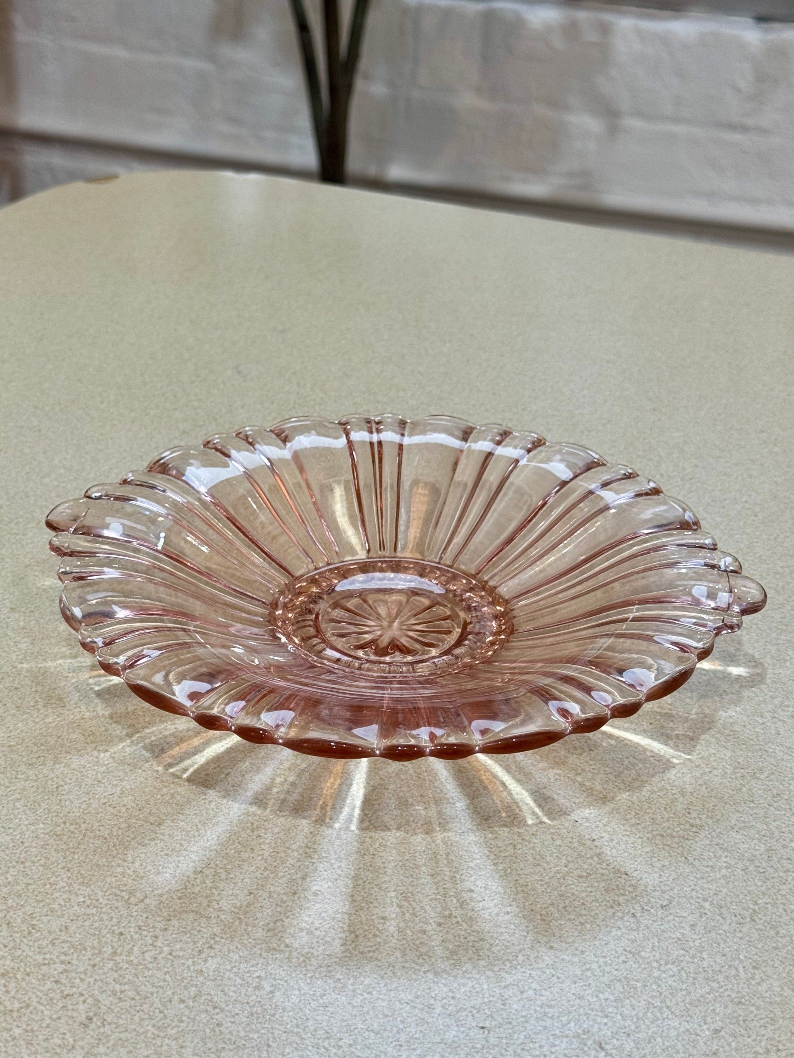 Anchor Hocking Depression Era Pink Glass Dish