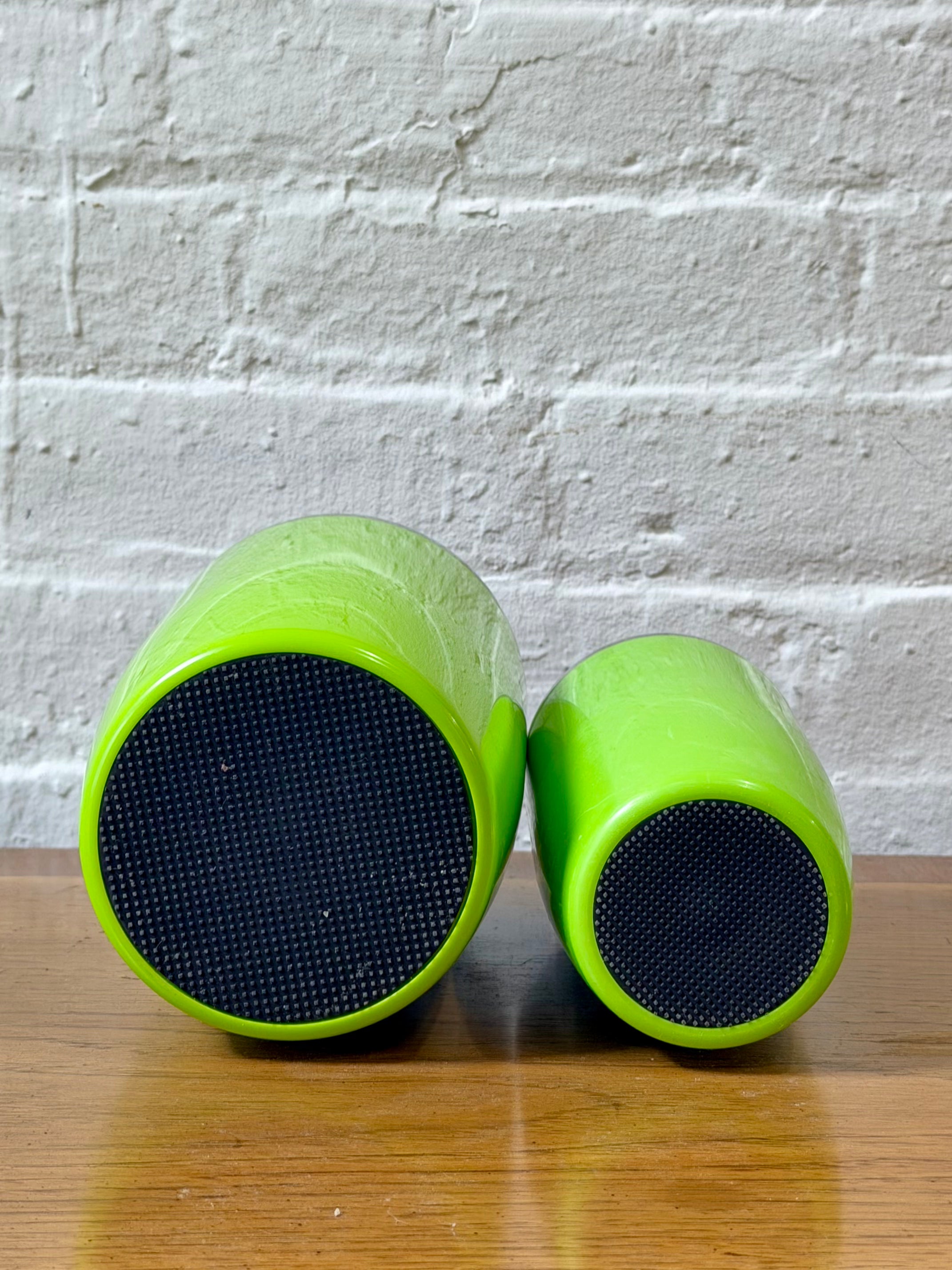Lime Green Stainless Steel Cocktail Shaker and Wine Chiller