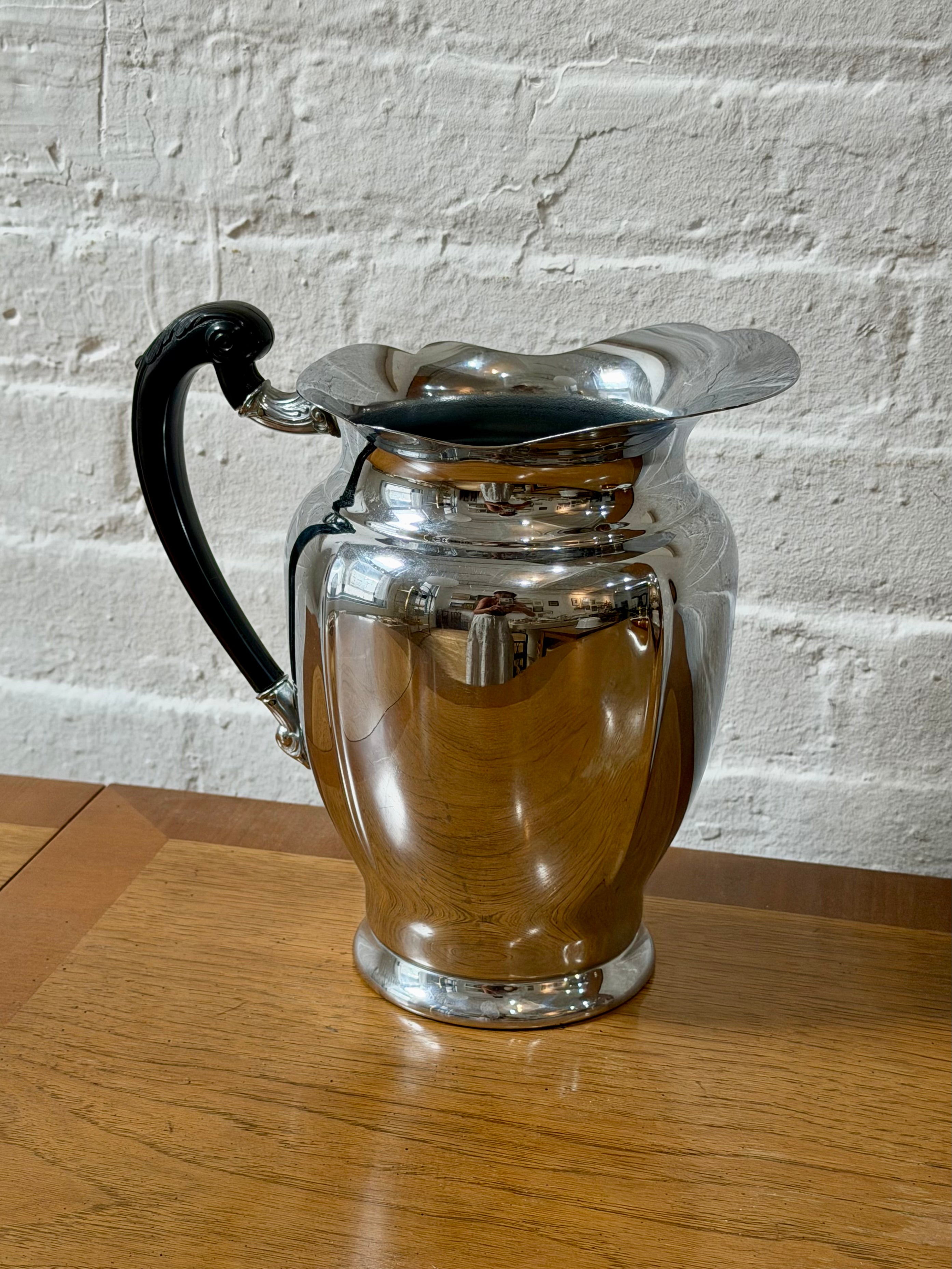 Krome Kraft Farber Brothers Polished Water Pitcher