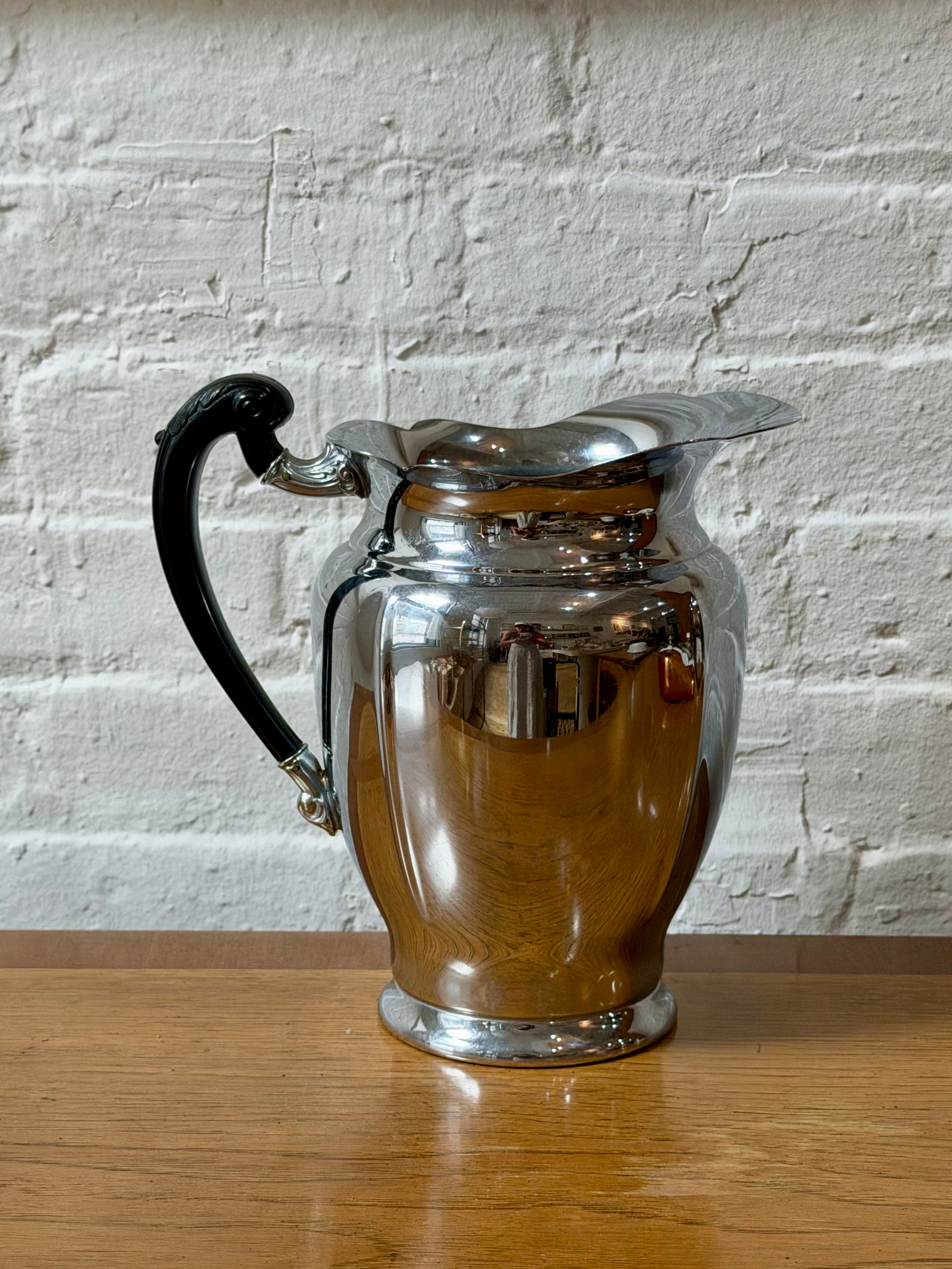 Krome Kraft Farber Brothers Polished Water Pitcher