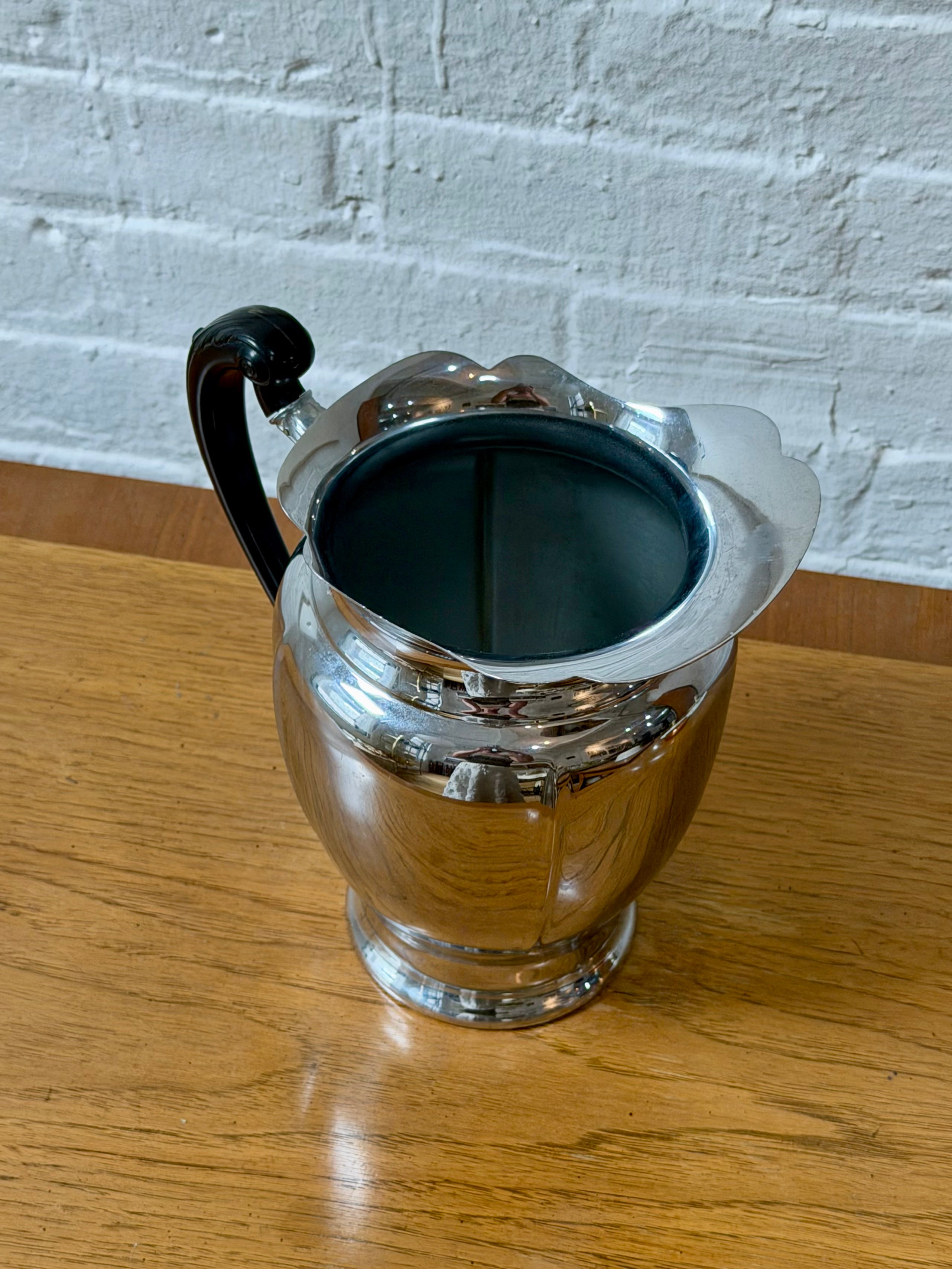 Krome Kraft Farber Brothers Polished Water Pitcher