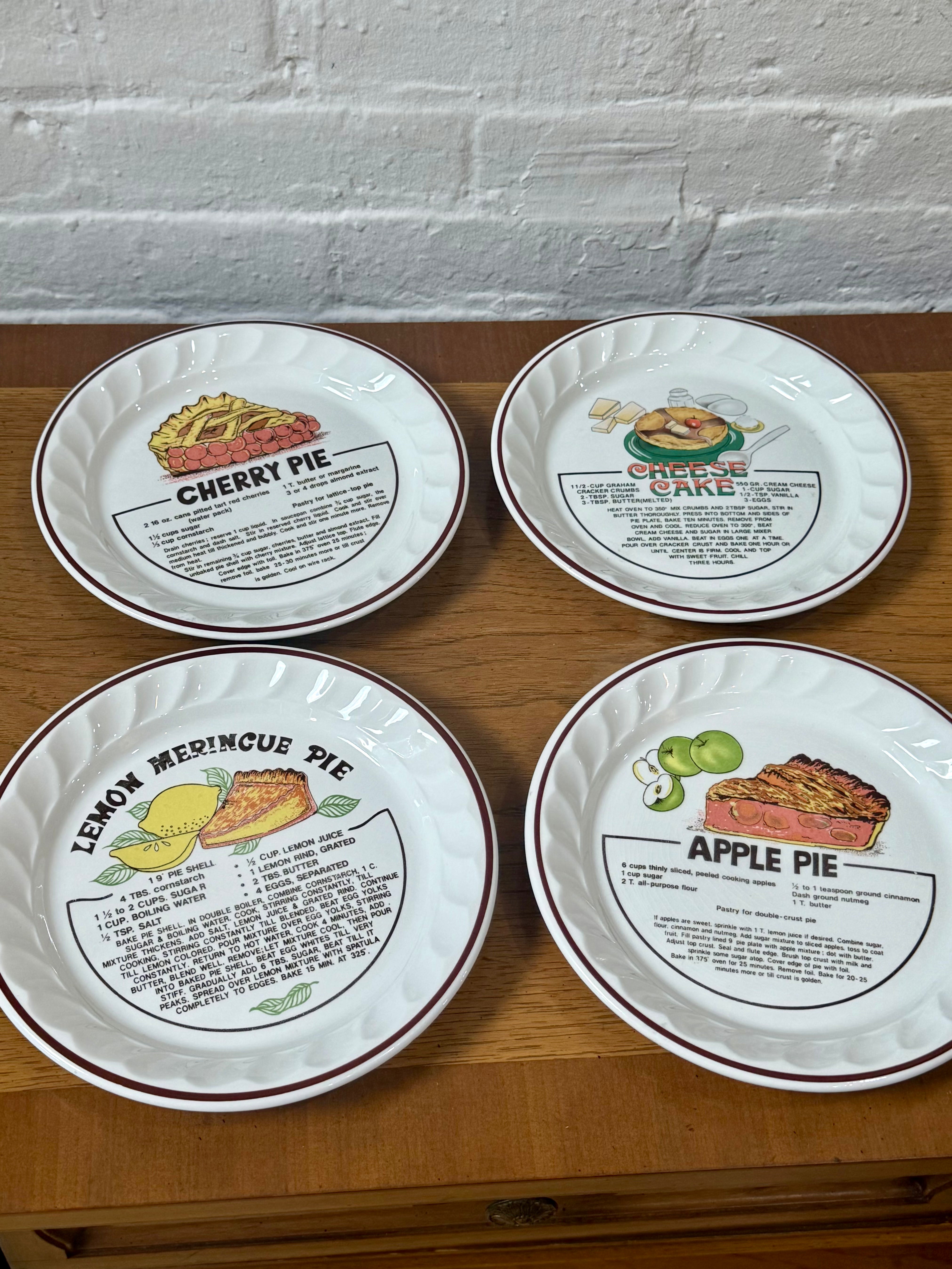 Ceramic Dessert Recipe Plate