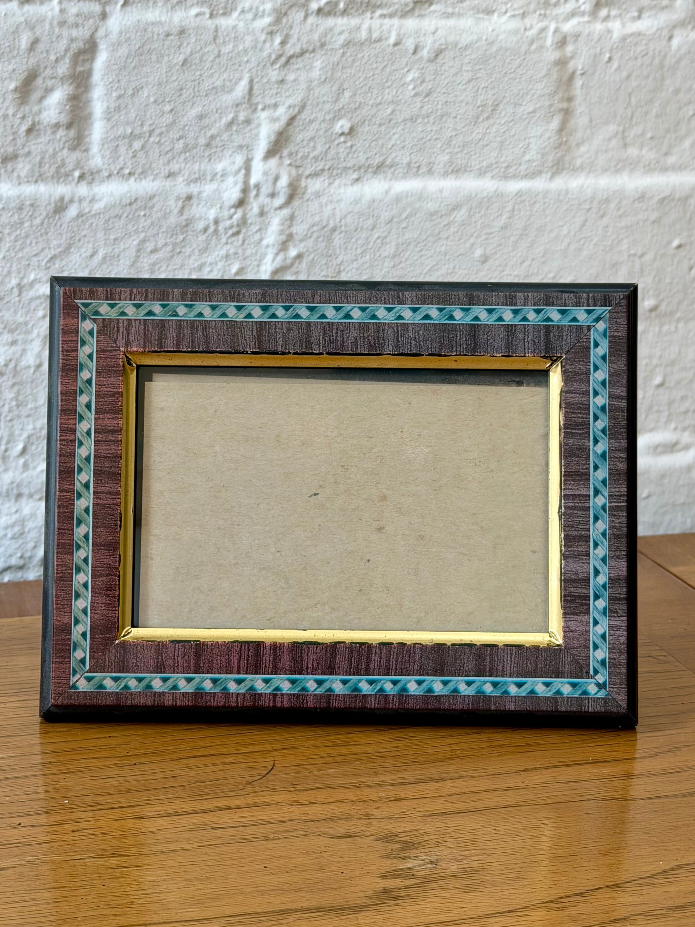 Wooden Inlay Picture Frame