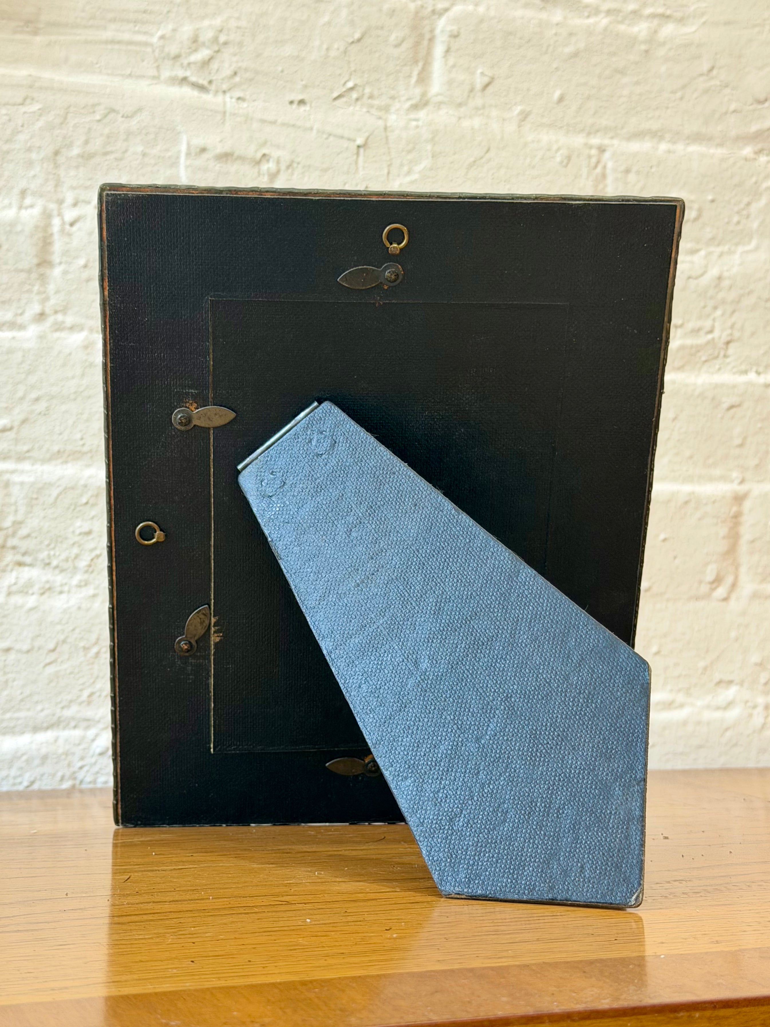 Abstract Sculptural Pewter Picture Frame