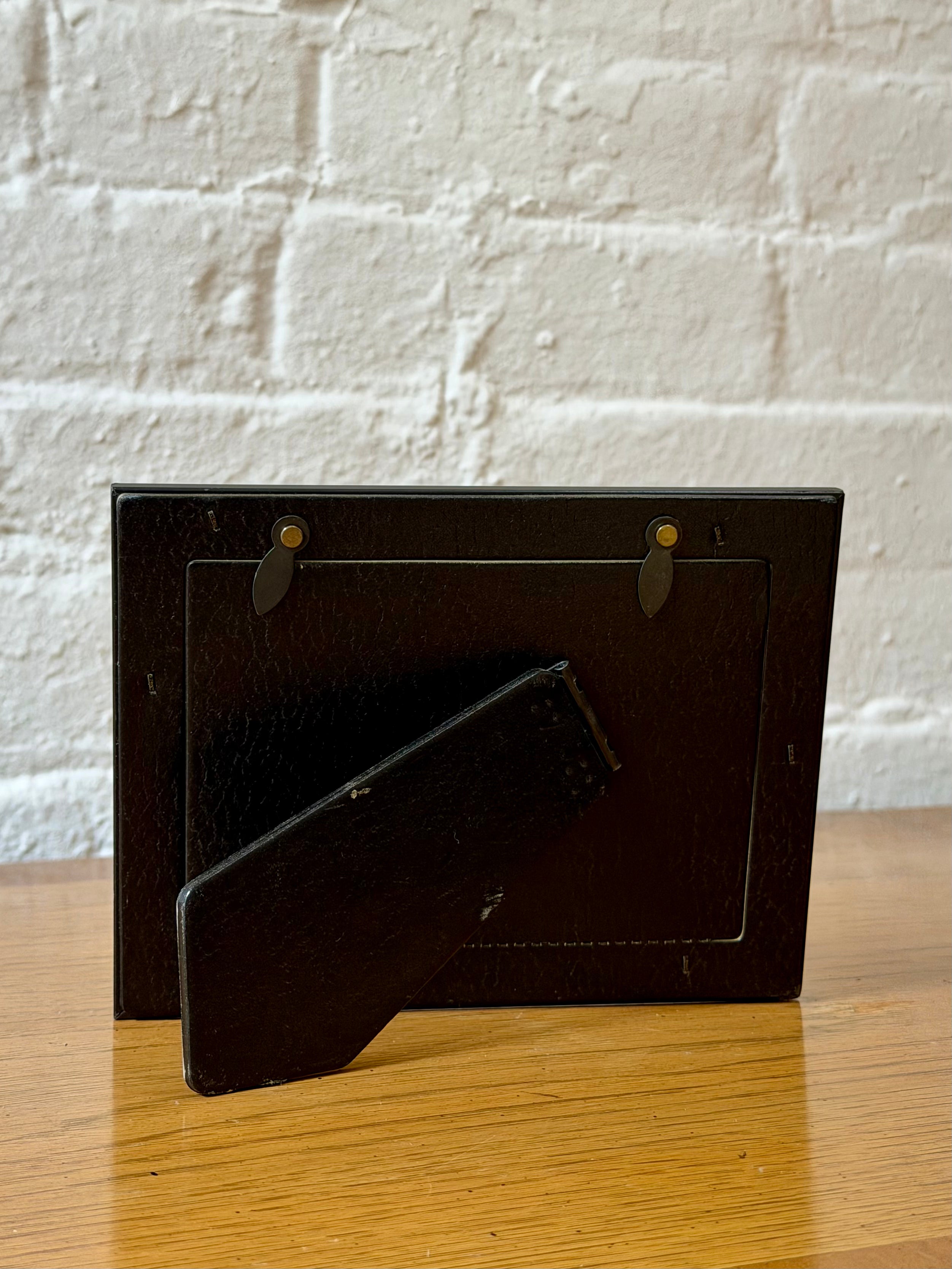 Burled Wood Picture Frame with Contrasting Border Detail
