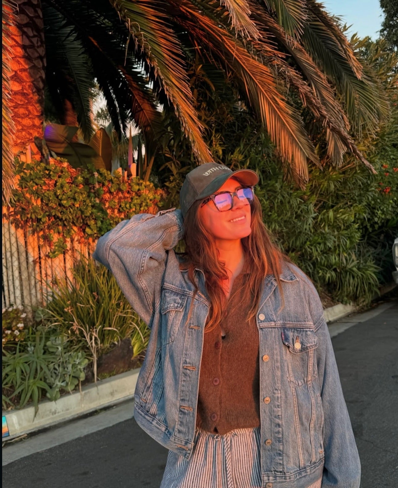 With Love Embroidered Corduroy Hat