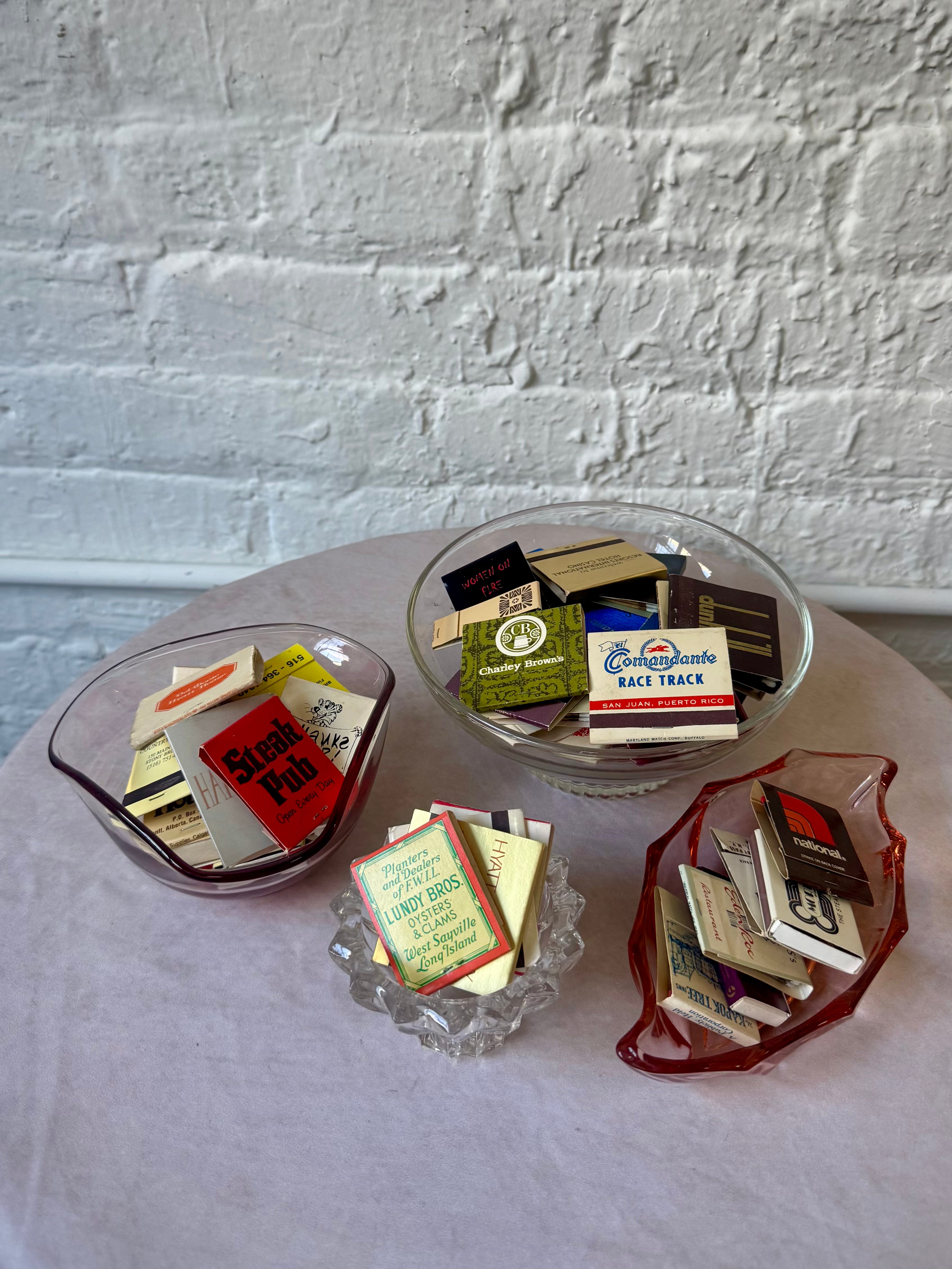 Bundle of 5 Assorted Vintage Matchbooks