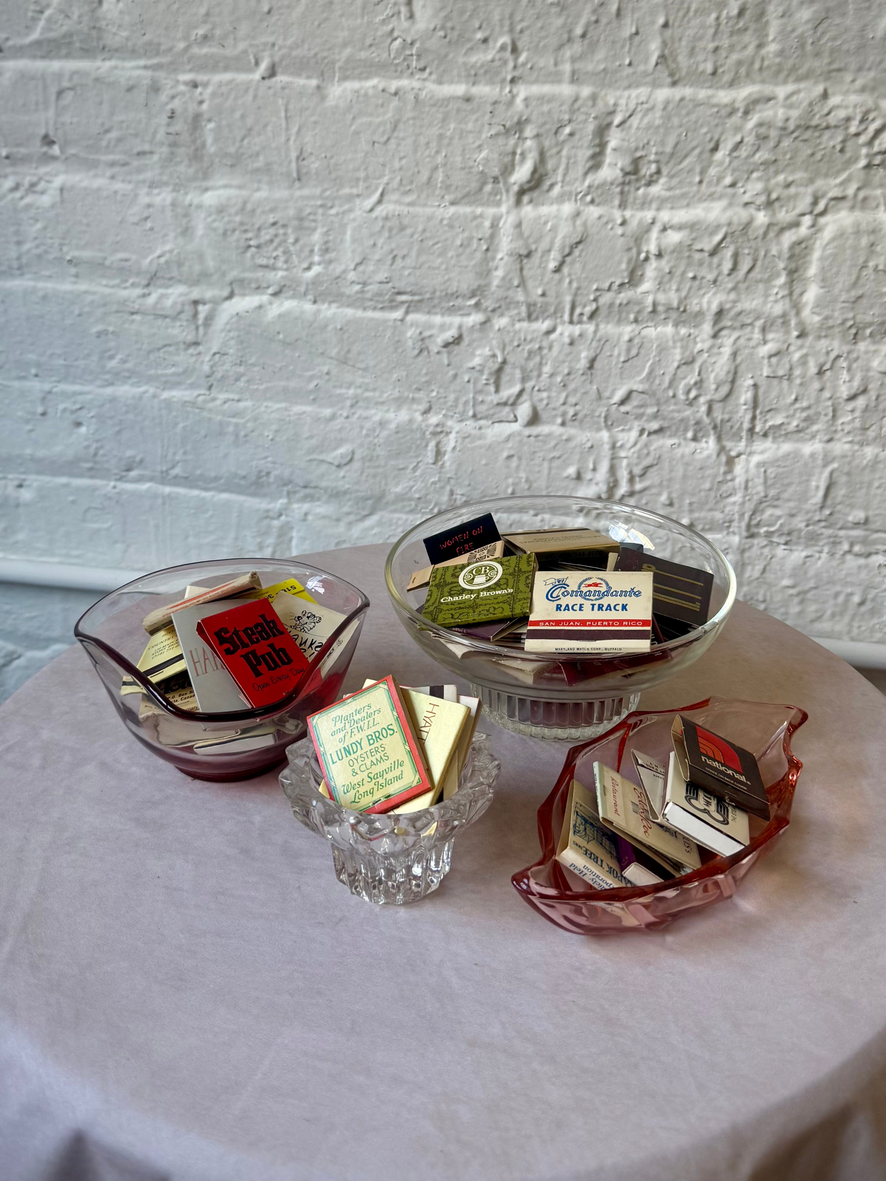 Bundle of 5 Assorted Vintage Matchbooks
