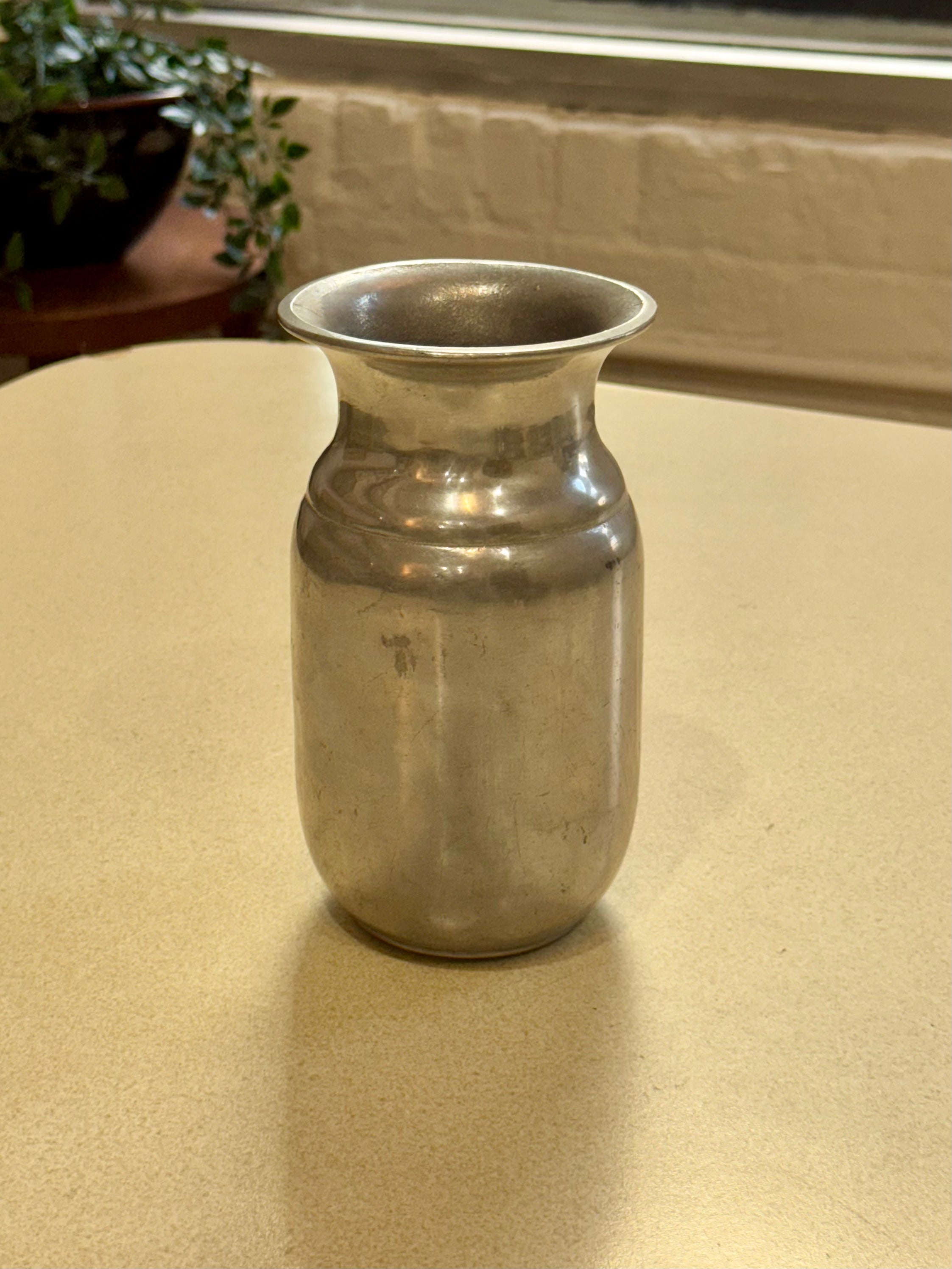 Antique Pewter Vase