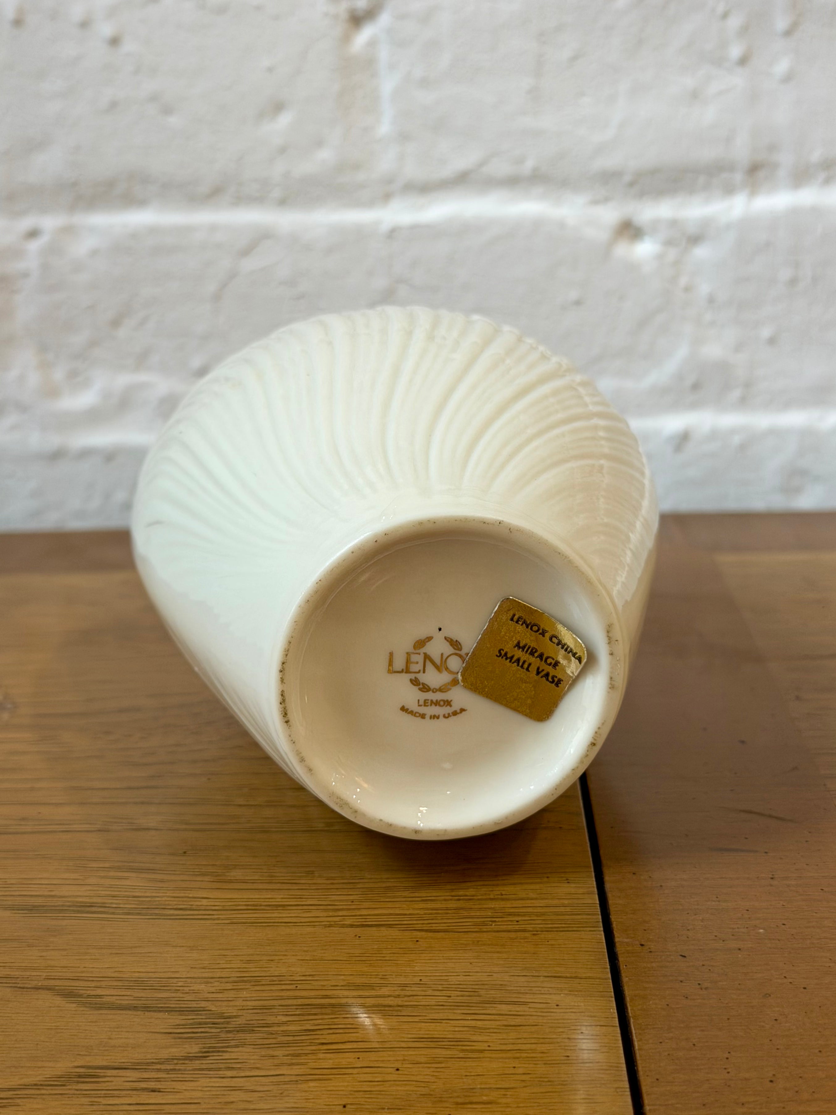 Lenox Mirage Small Ivory Porcelain Vase