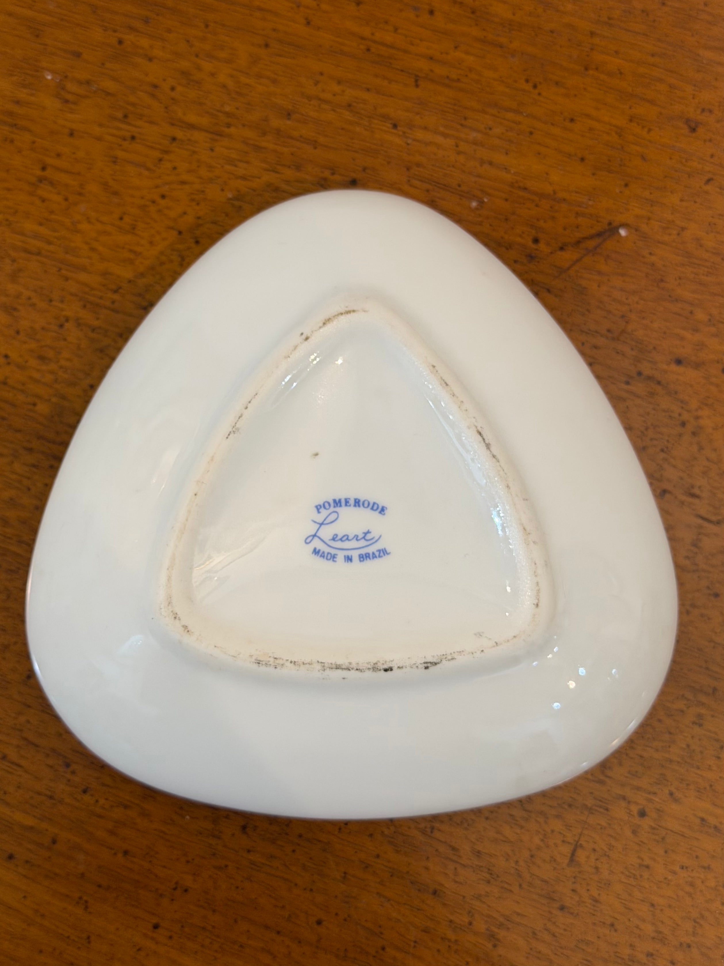 Gold Gilded Porcelain Ashtray
