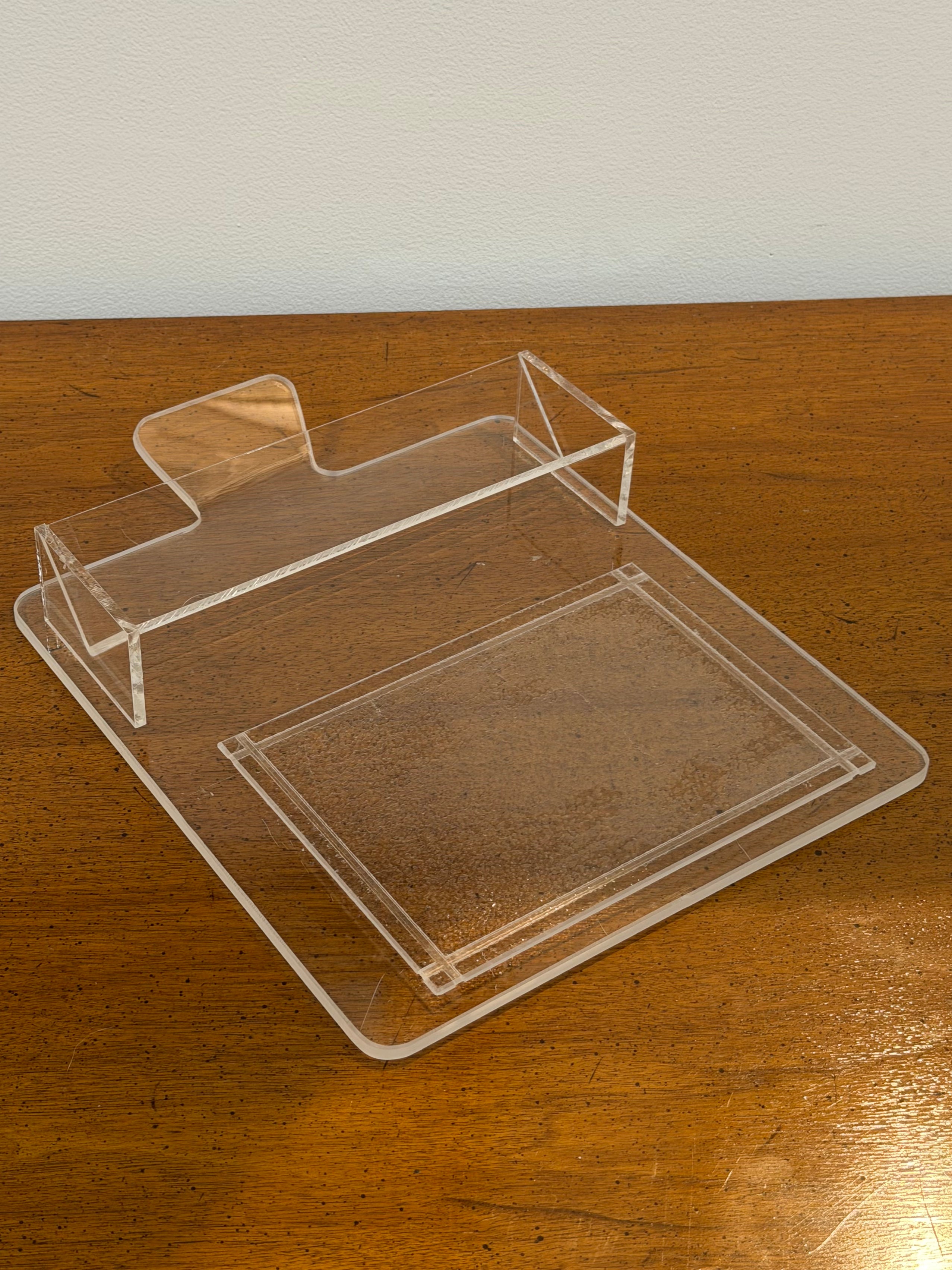 Acrylic Cheese Board with Cracker Tray