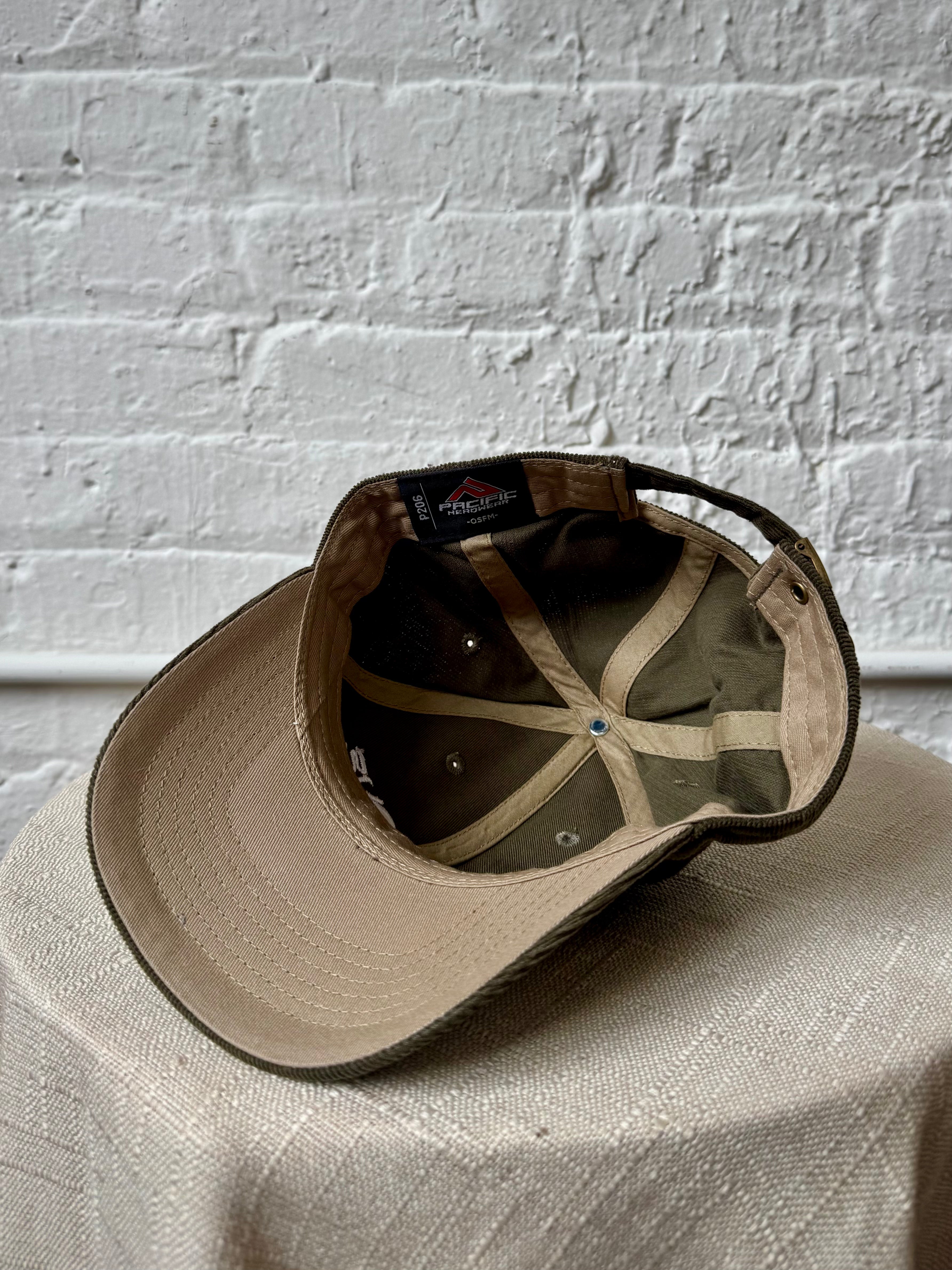With Love Embroidered Corduroy Hat
