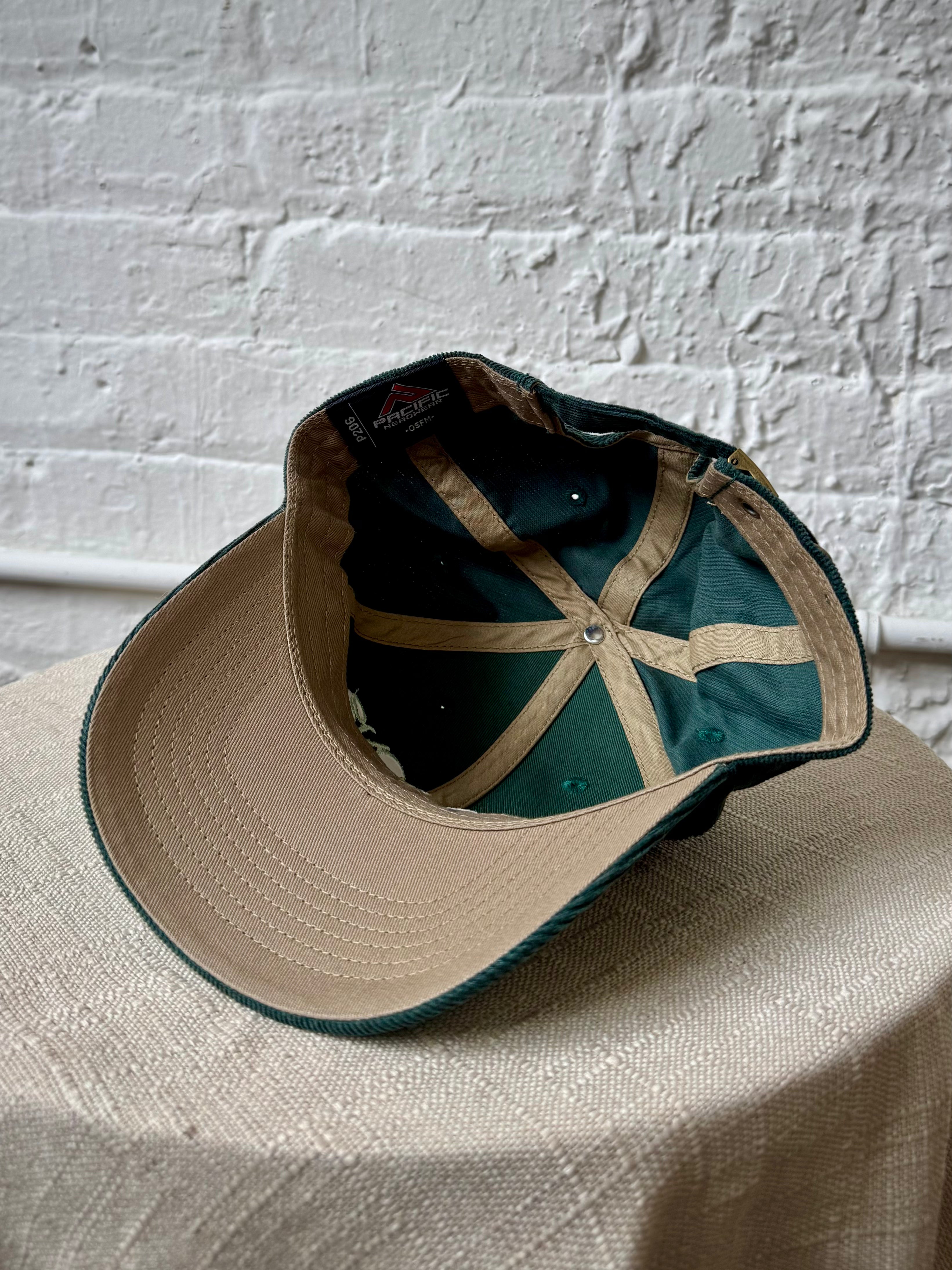 With Love Embroidered Corduroy Hat