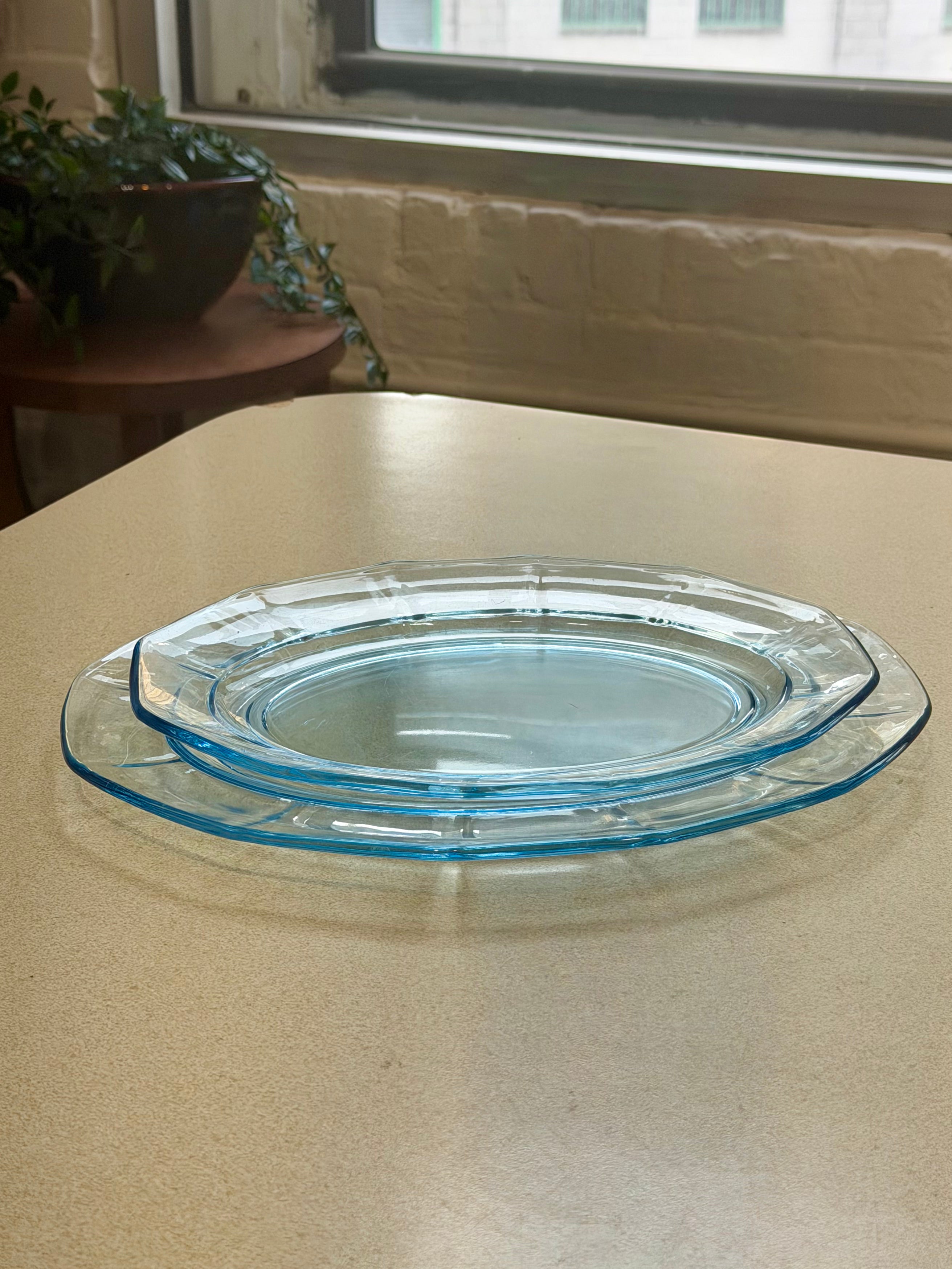 Fosteria Fairfax Blue Serving Platter