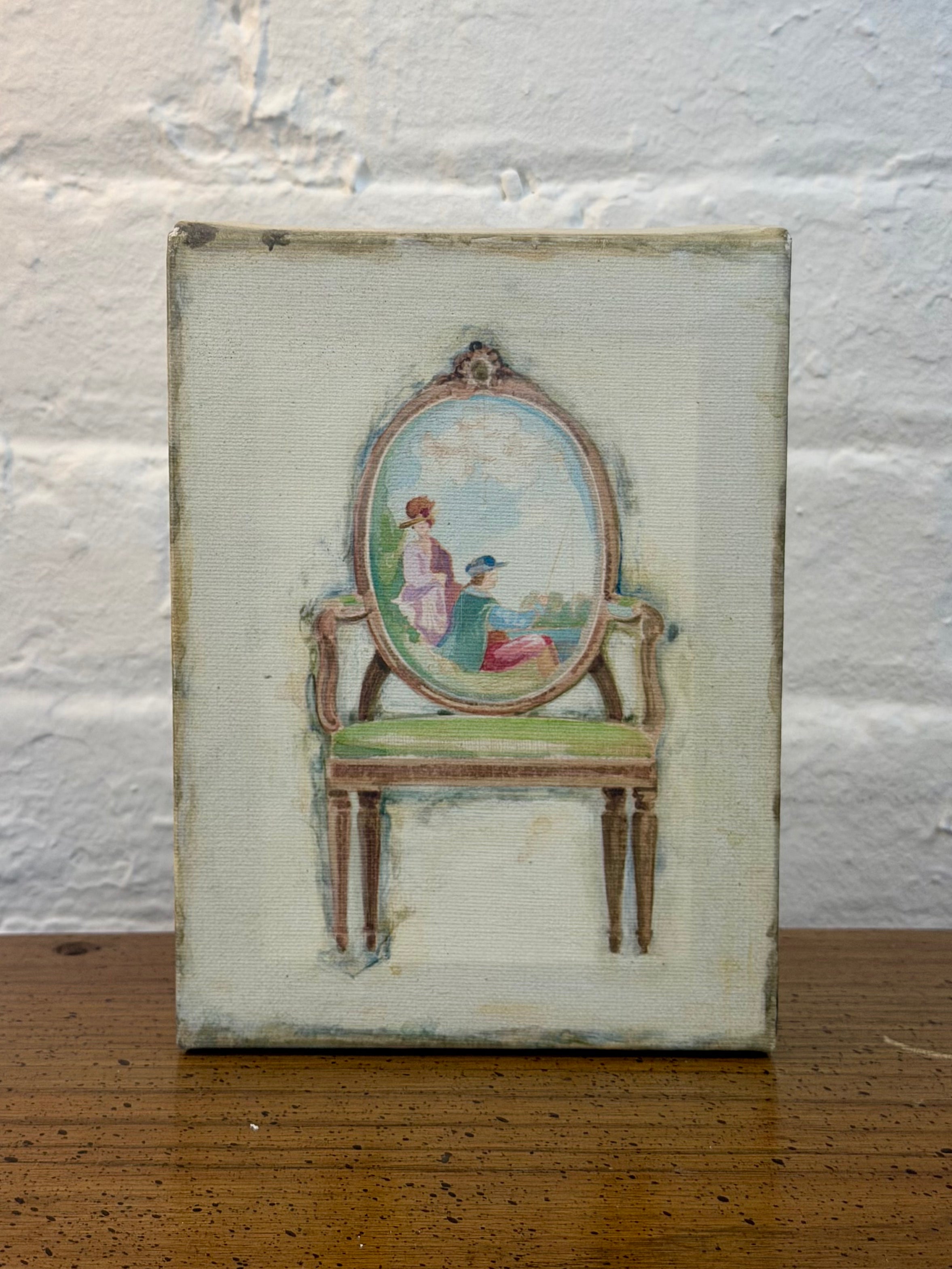 Canvas Chair Print