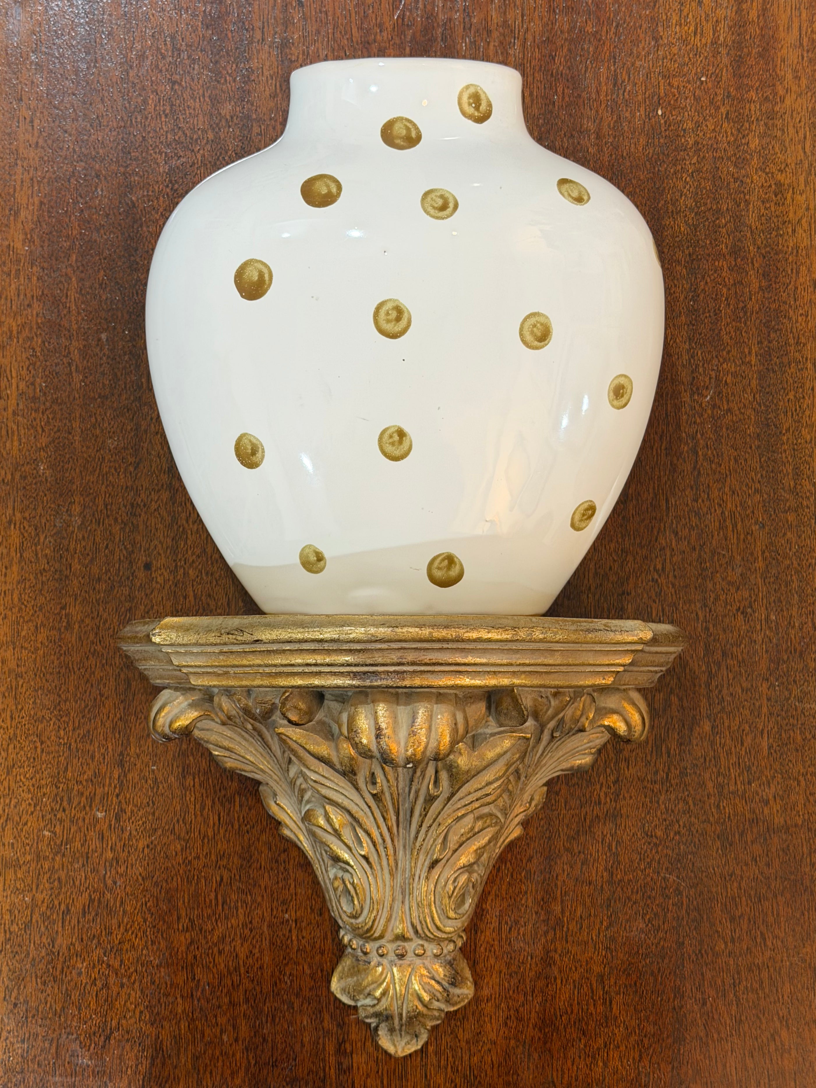 Gold Gilt Wall Corbel Shelf