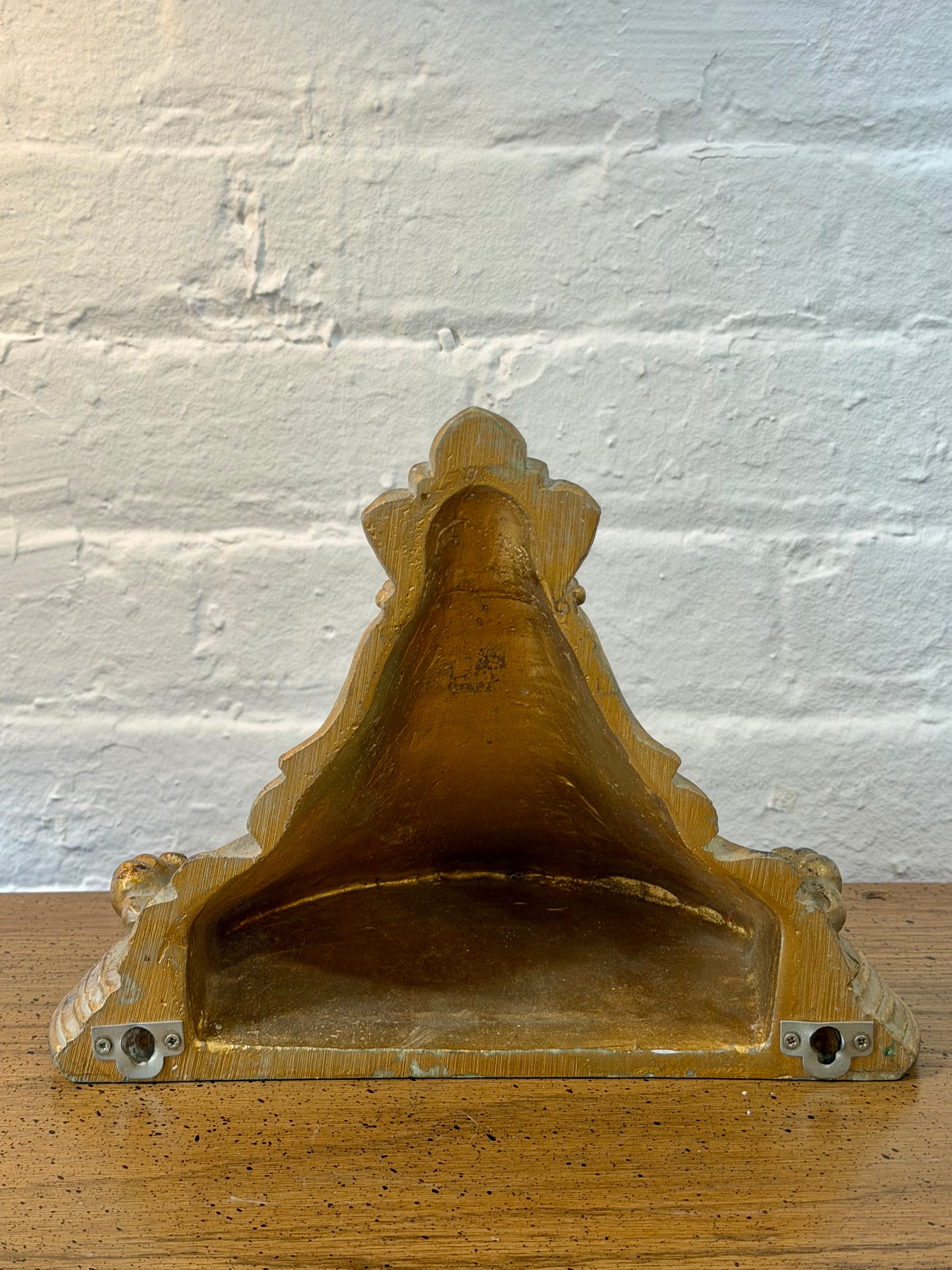 Gold Gilt Wall Corbel Shelf
