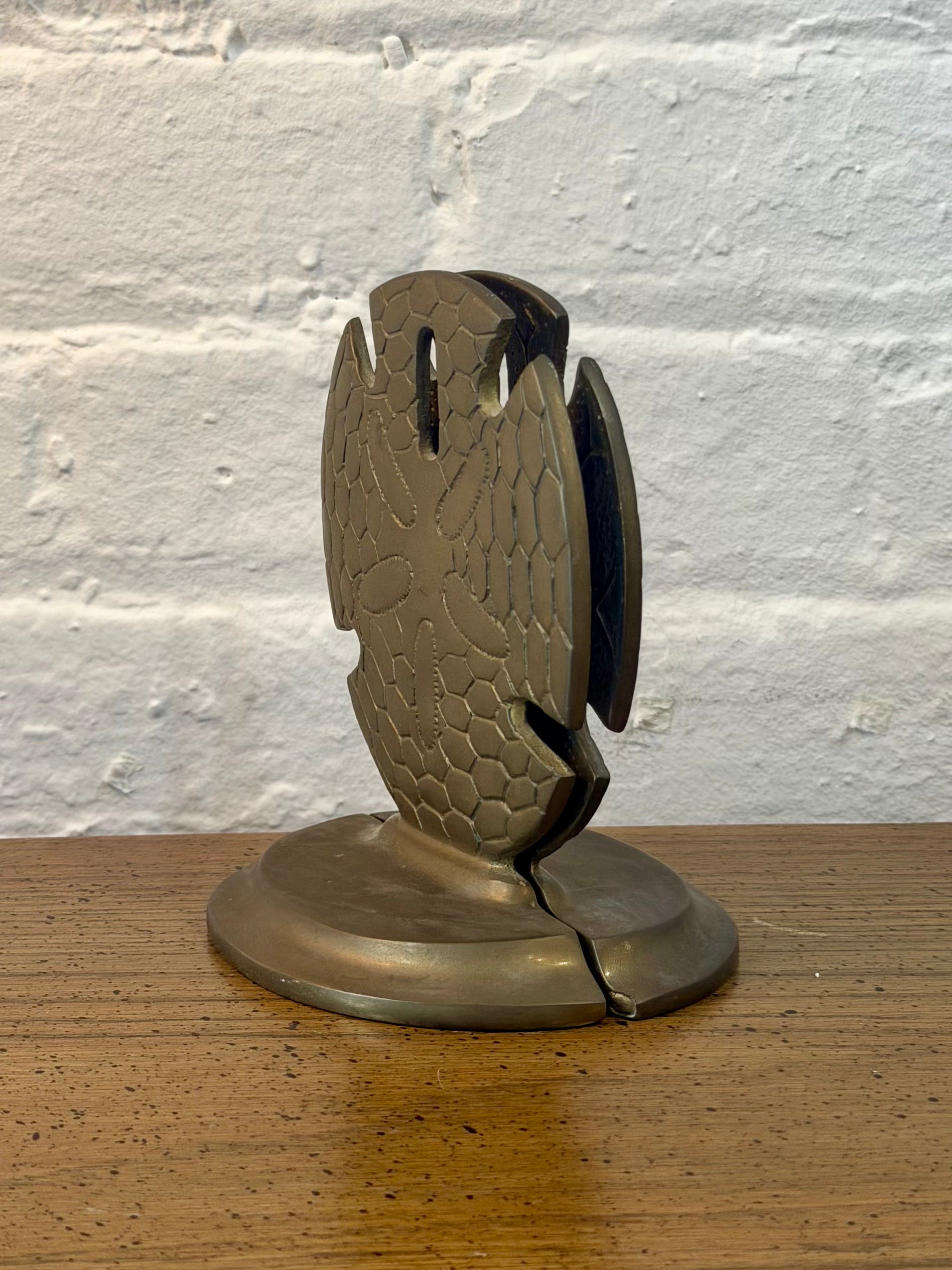 Solid Brass Sand Dollar Bookends