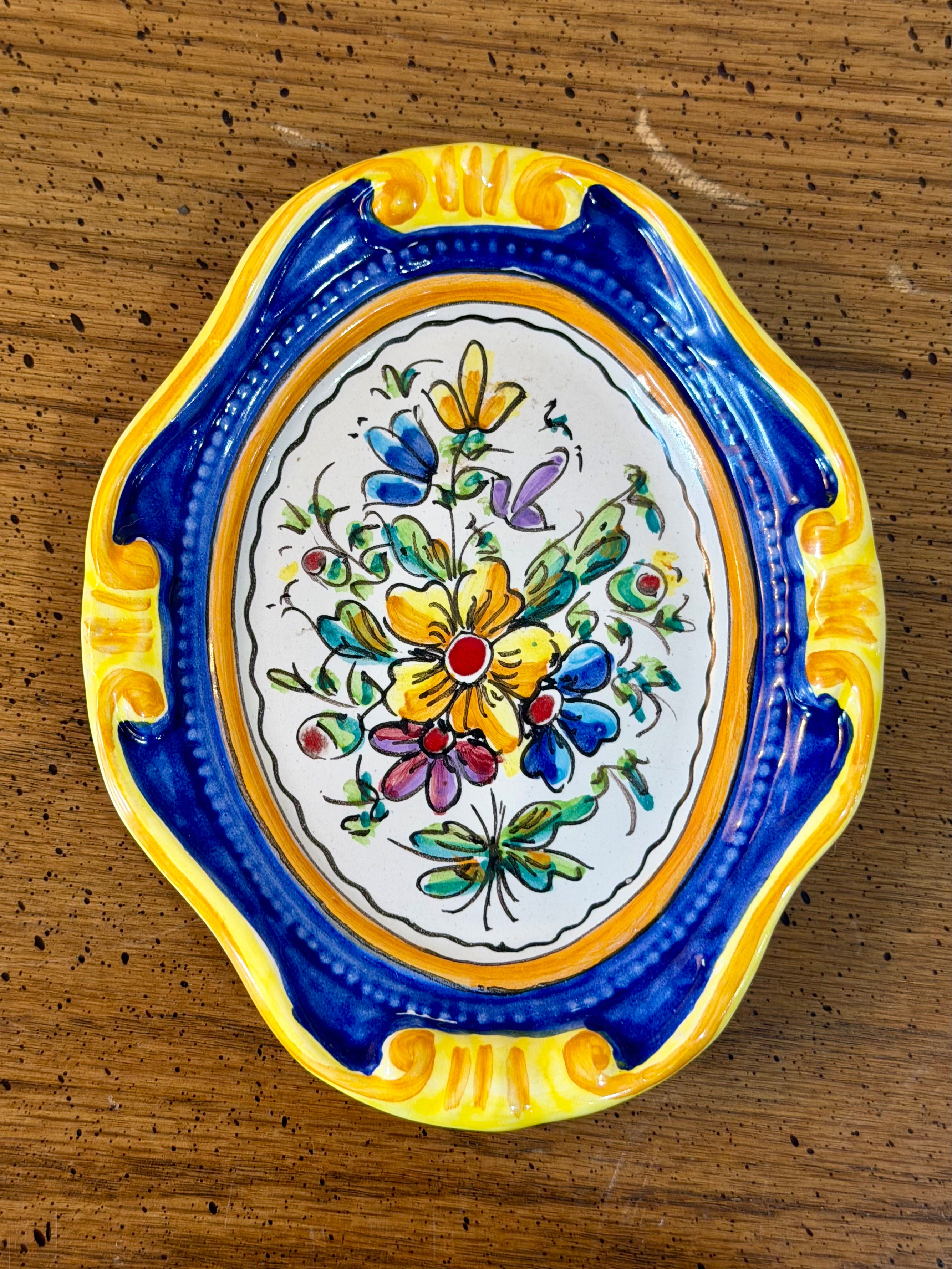 Hand Painted Ceramic Wall Hanging