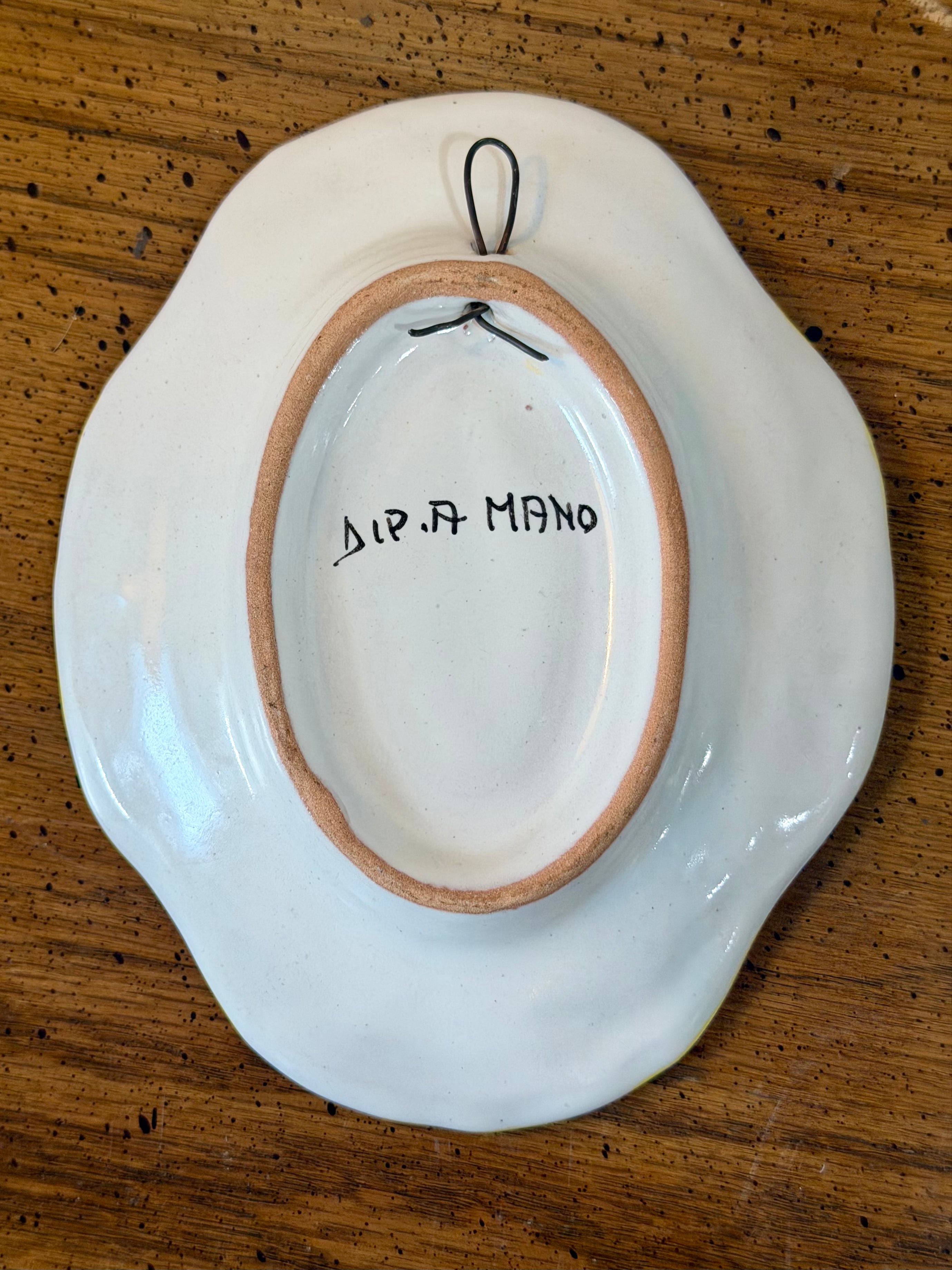 Hand Painted Ceramic Wall Hanging