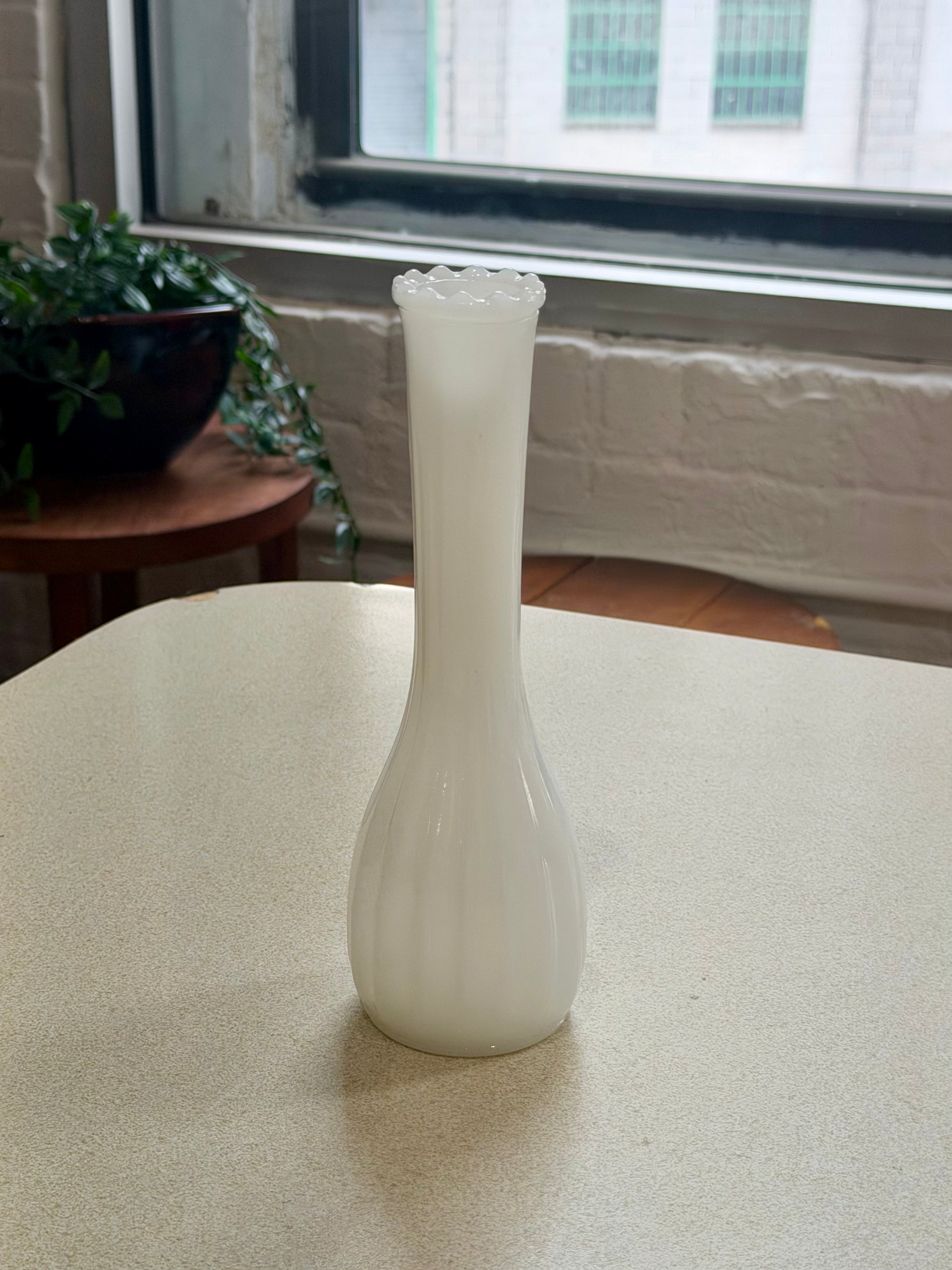 Milk Glass Bud Vase