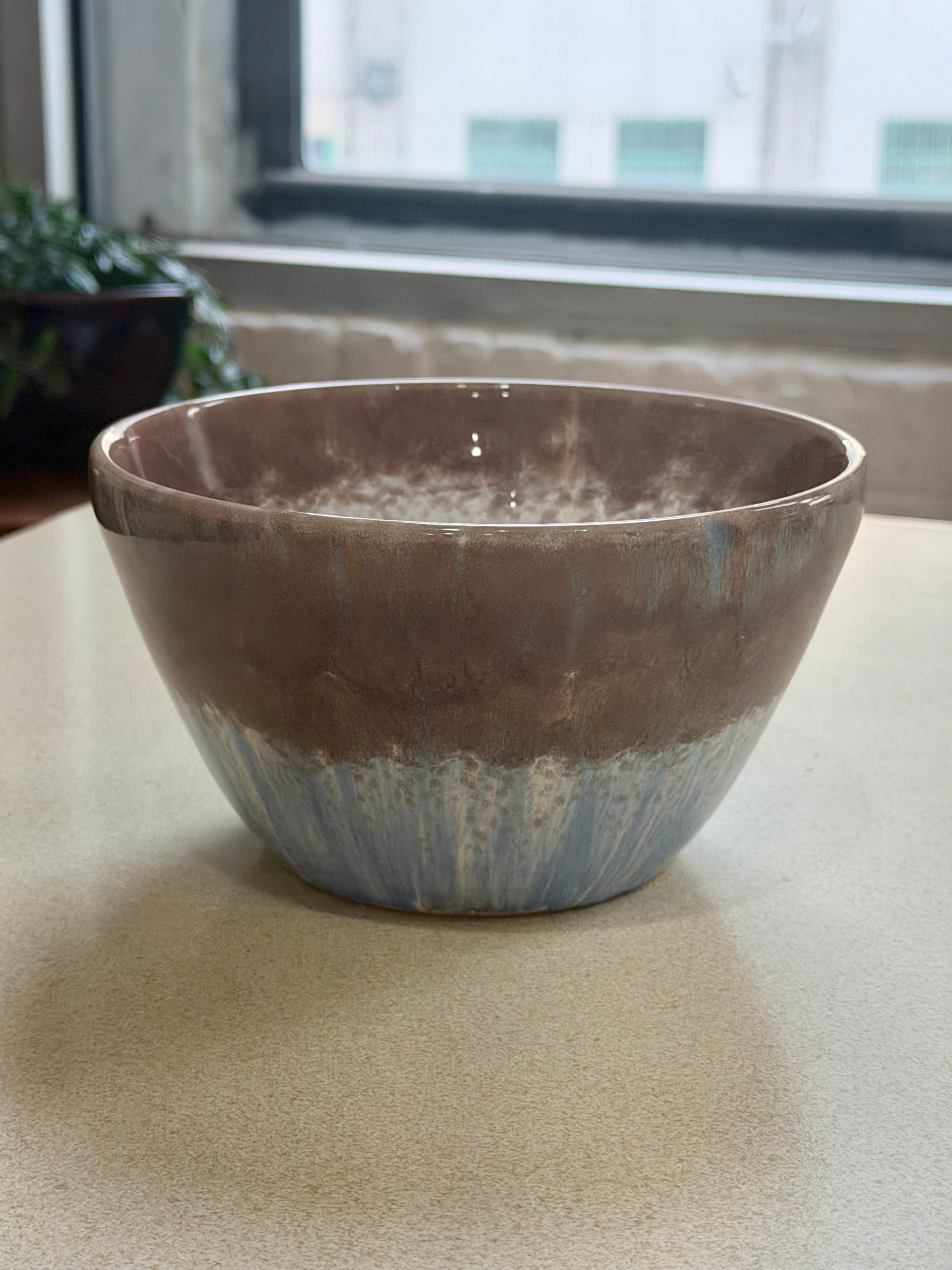 Drip Glaze Ceramic Bowl