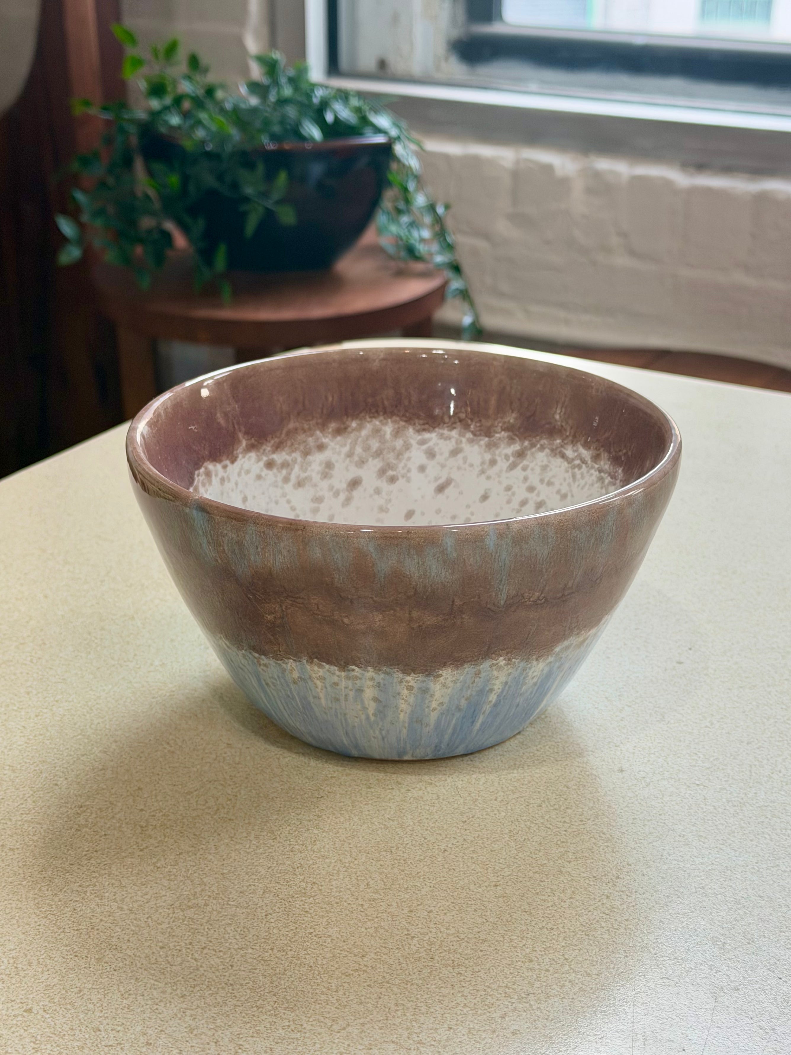 Drip Glaze Ceramic Bowl