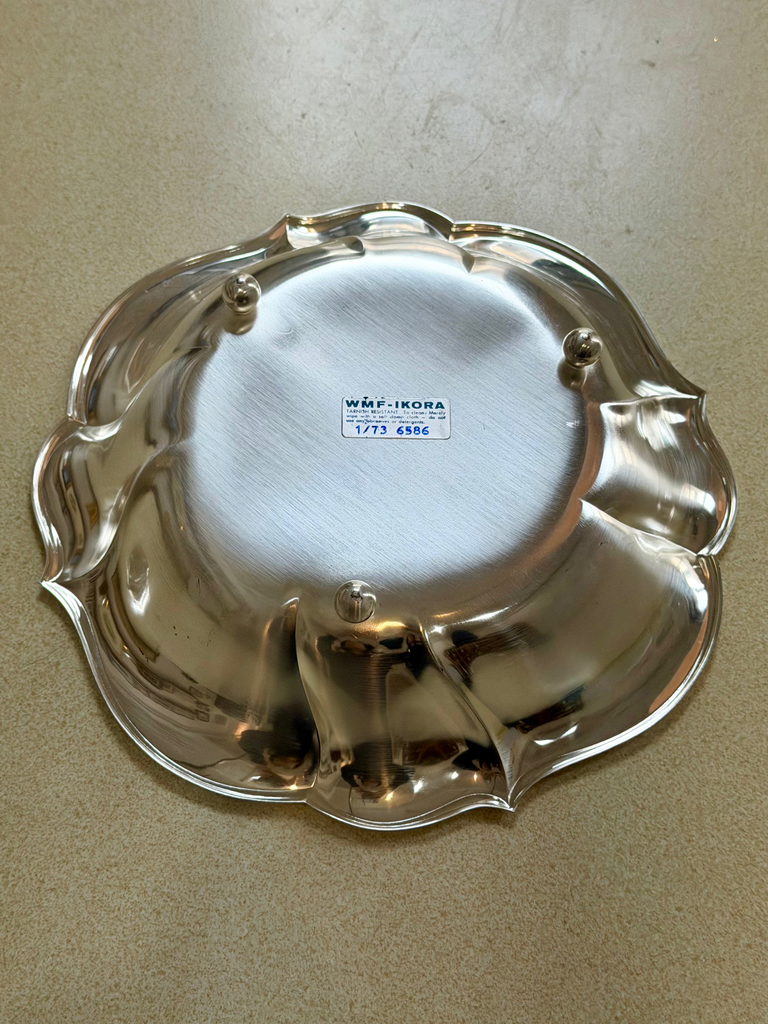 Silver Plated Footed Serving Bowl