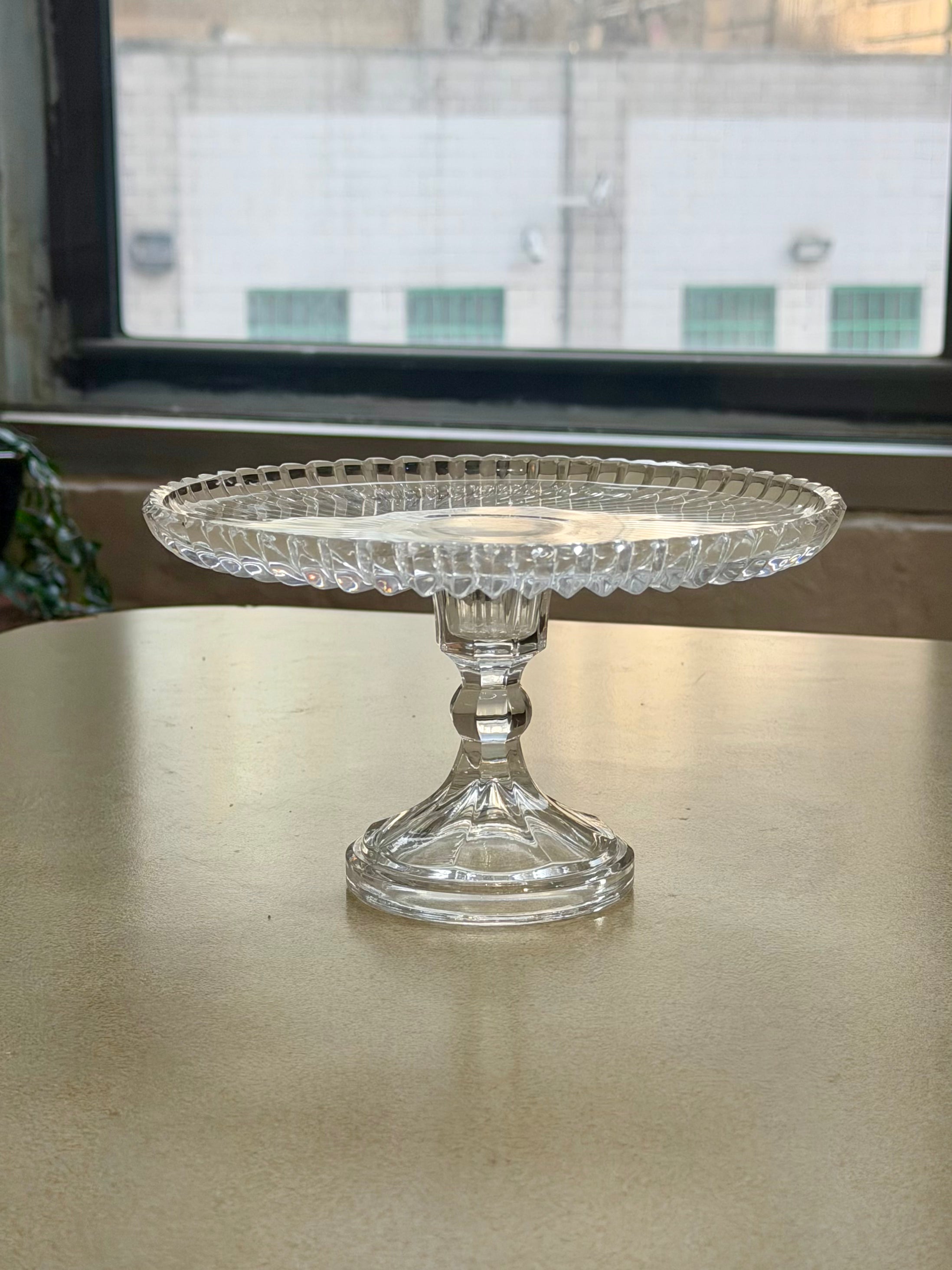 Glass Pedestal Cake Stand