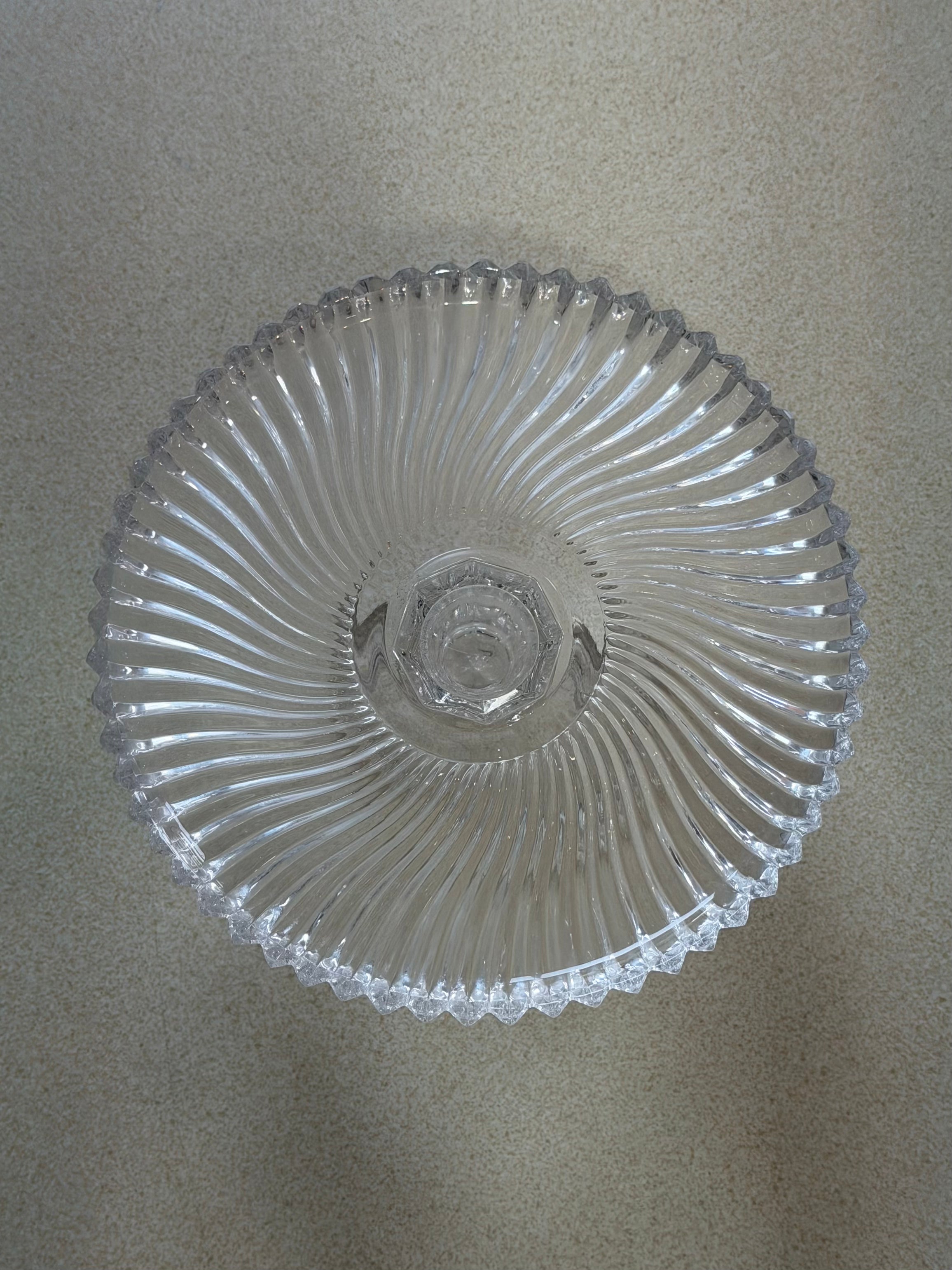 Glass Pedestal Cake Stand