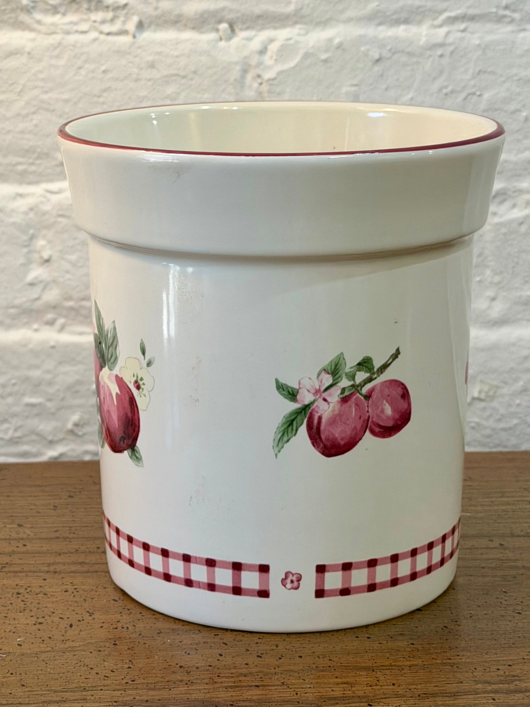 Stoneware Ceramic Utensil Crock