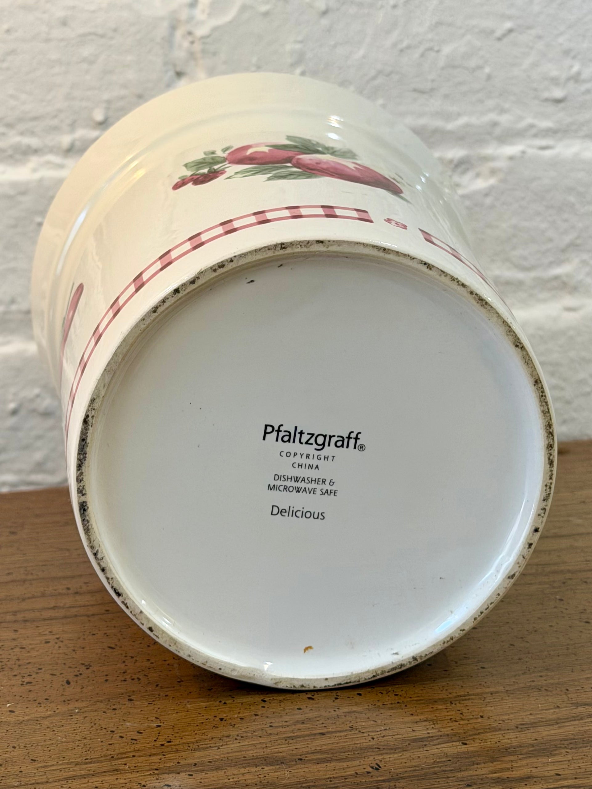 Stoneware Ceramic Utensil Crock
