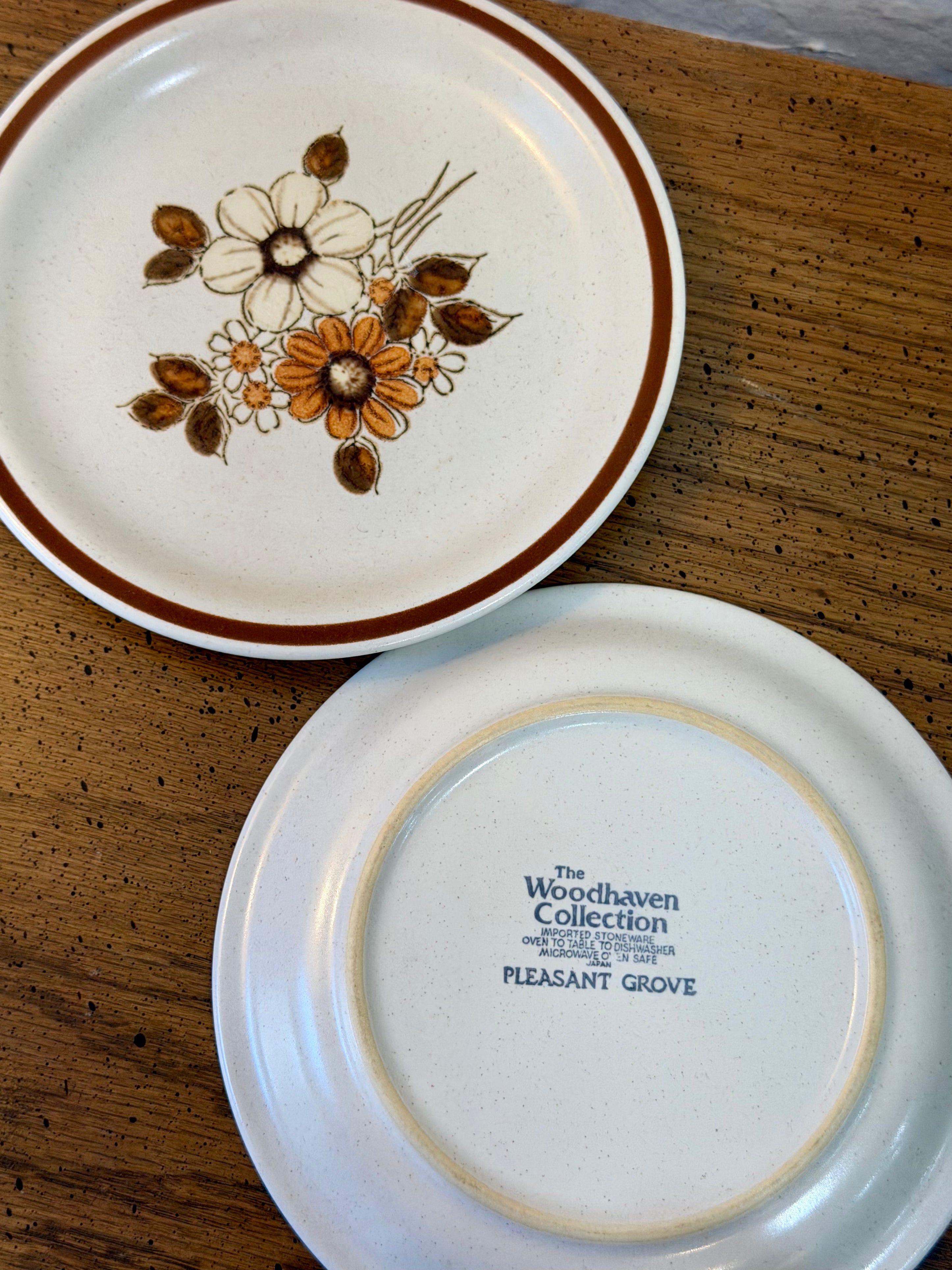 Japanese Stoneware Salad Plate