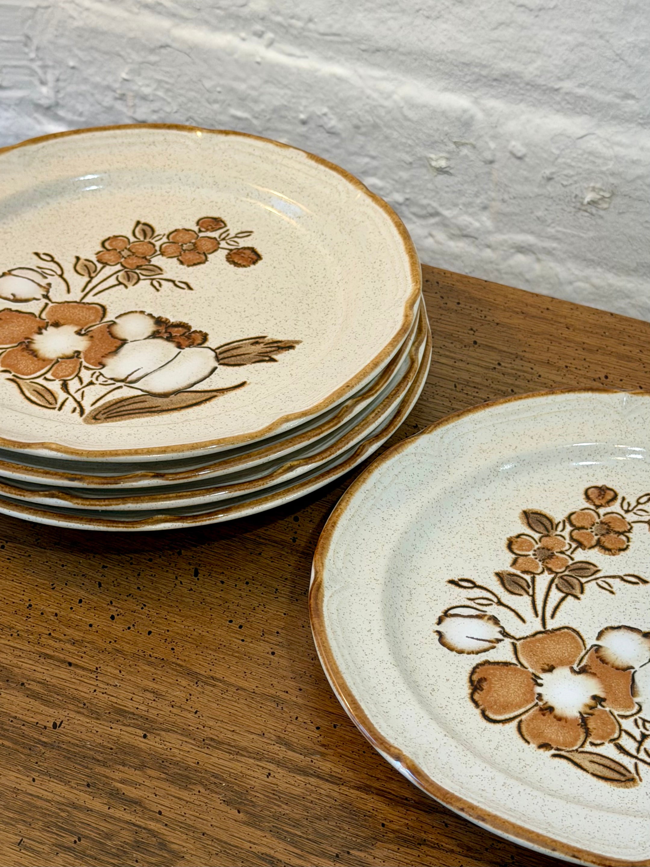 Japanese Stoneware Autumn Fair Side Plate