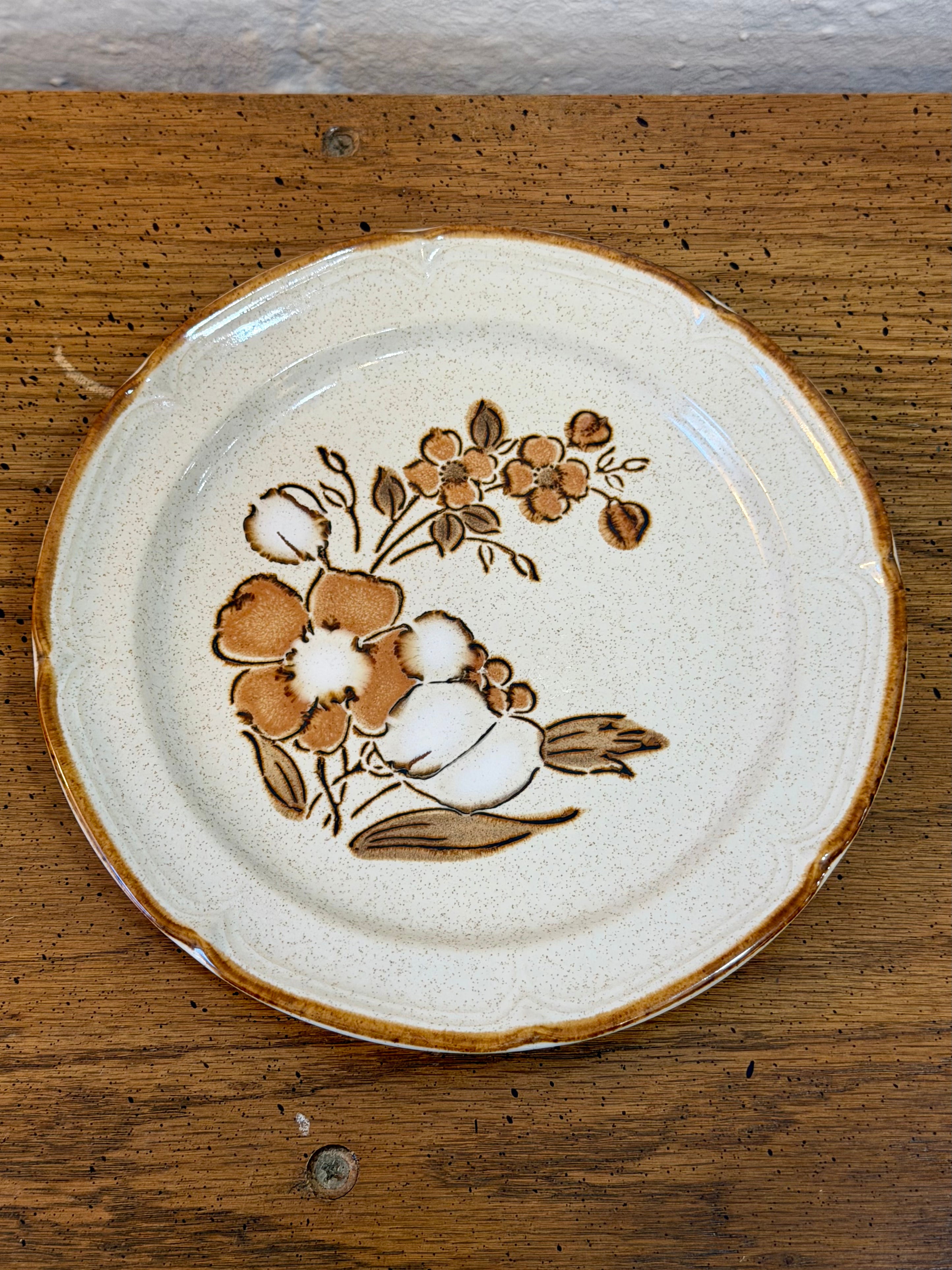 Japanese Stoneware Autumn Fair Side Plate