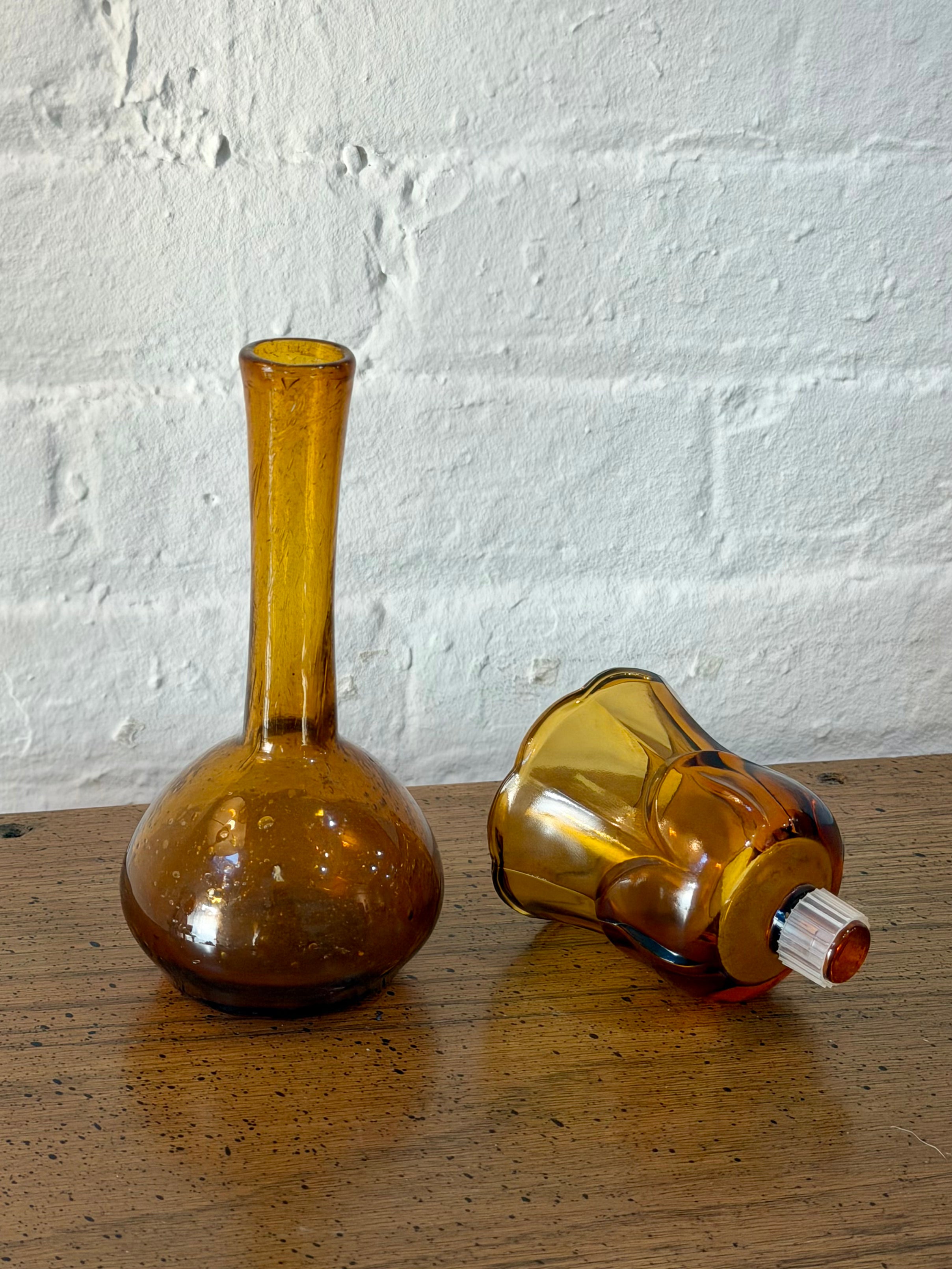 Blown Glass Votive Candleholder Vase