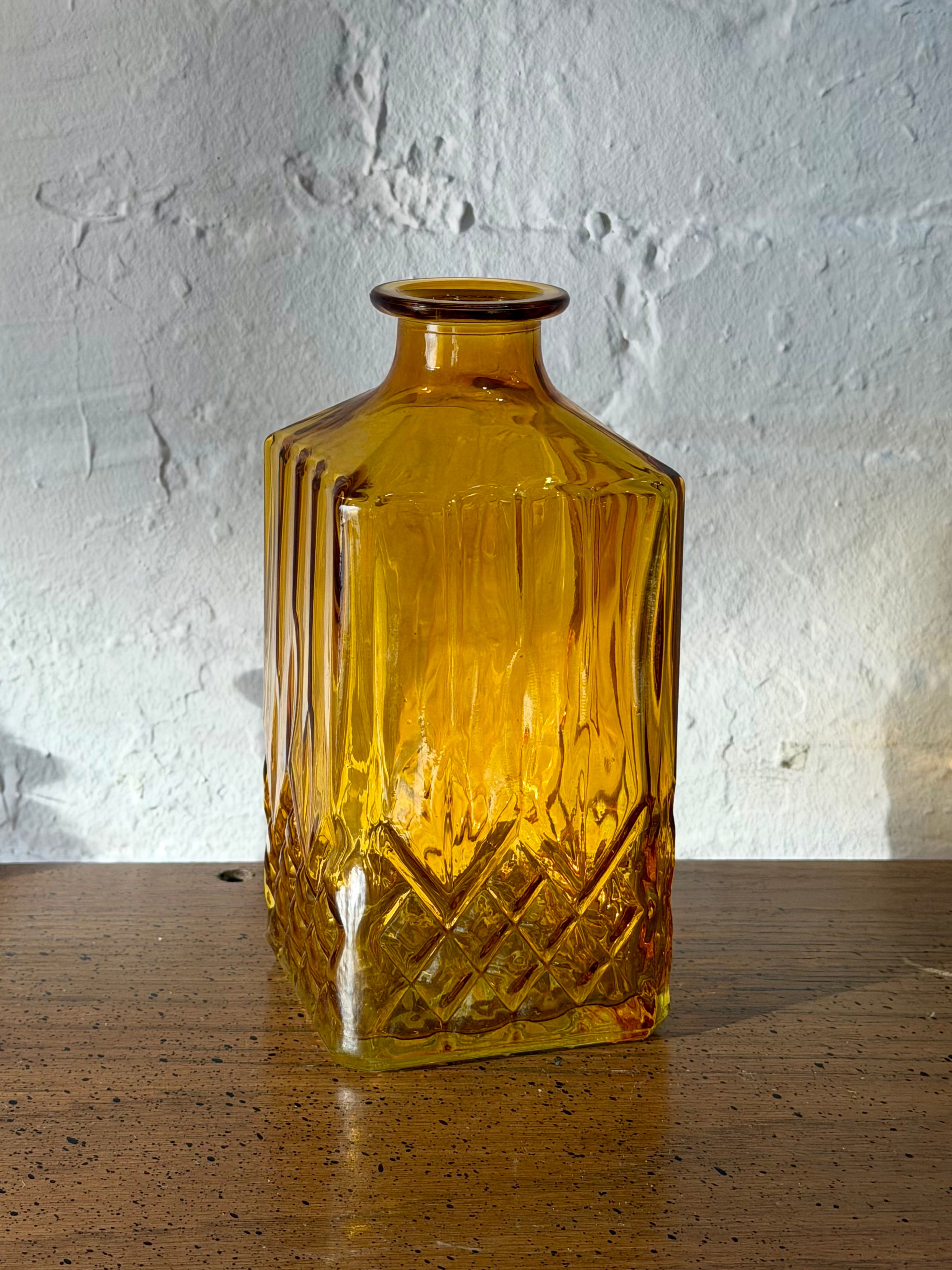 Amber Glass Decanter