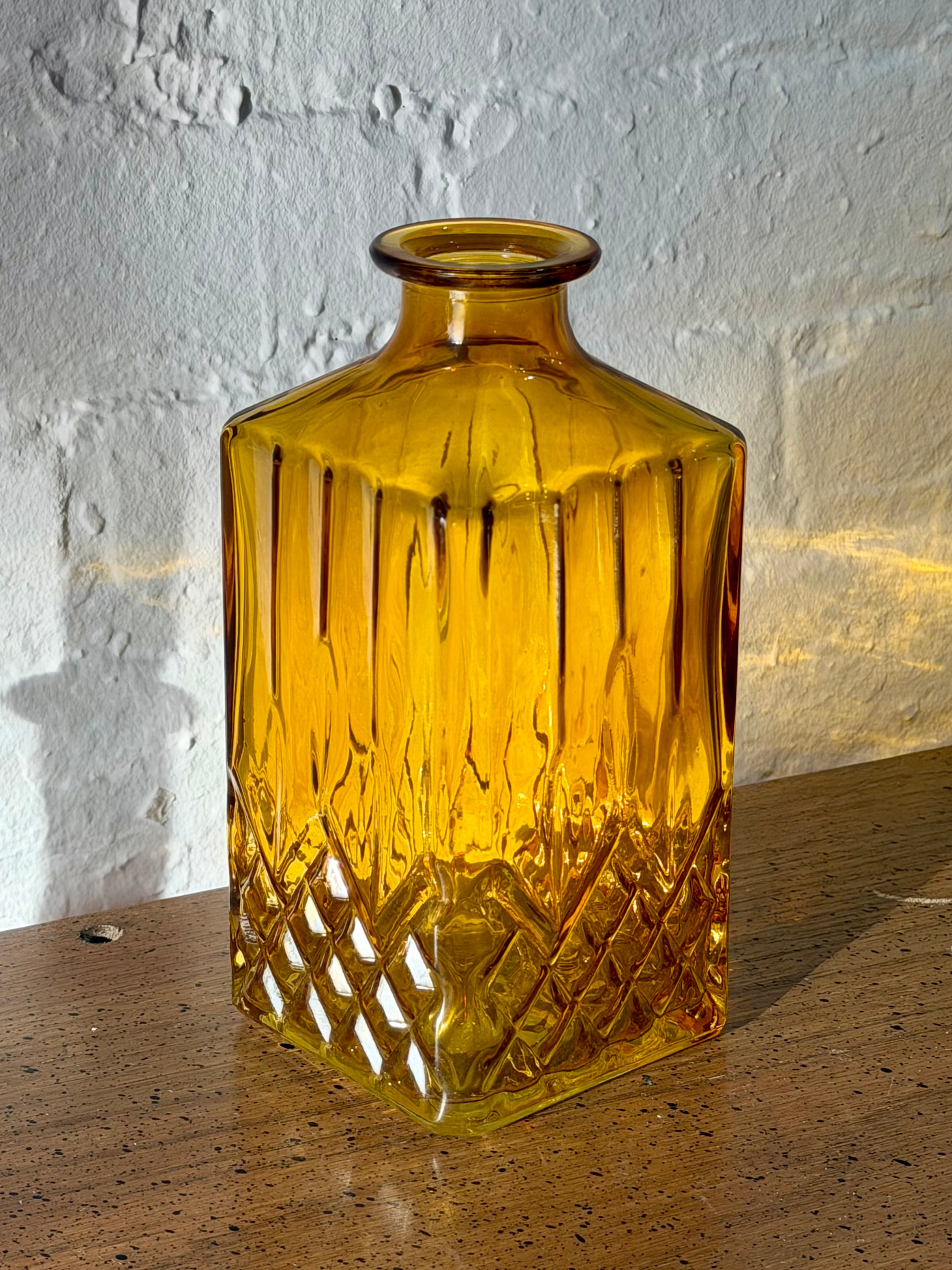 Amber Glass Decanter
