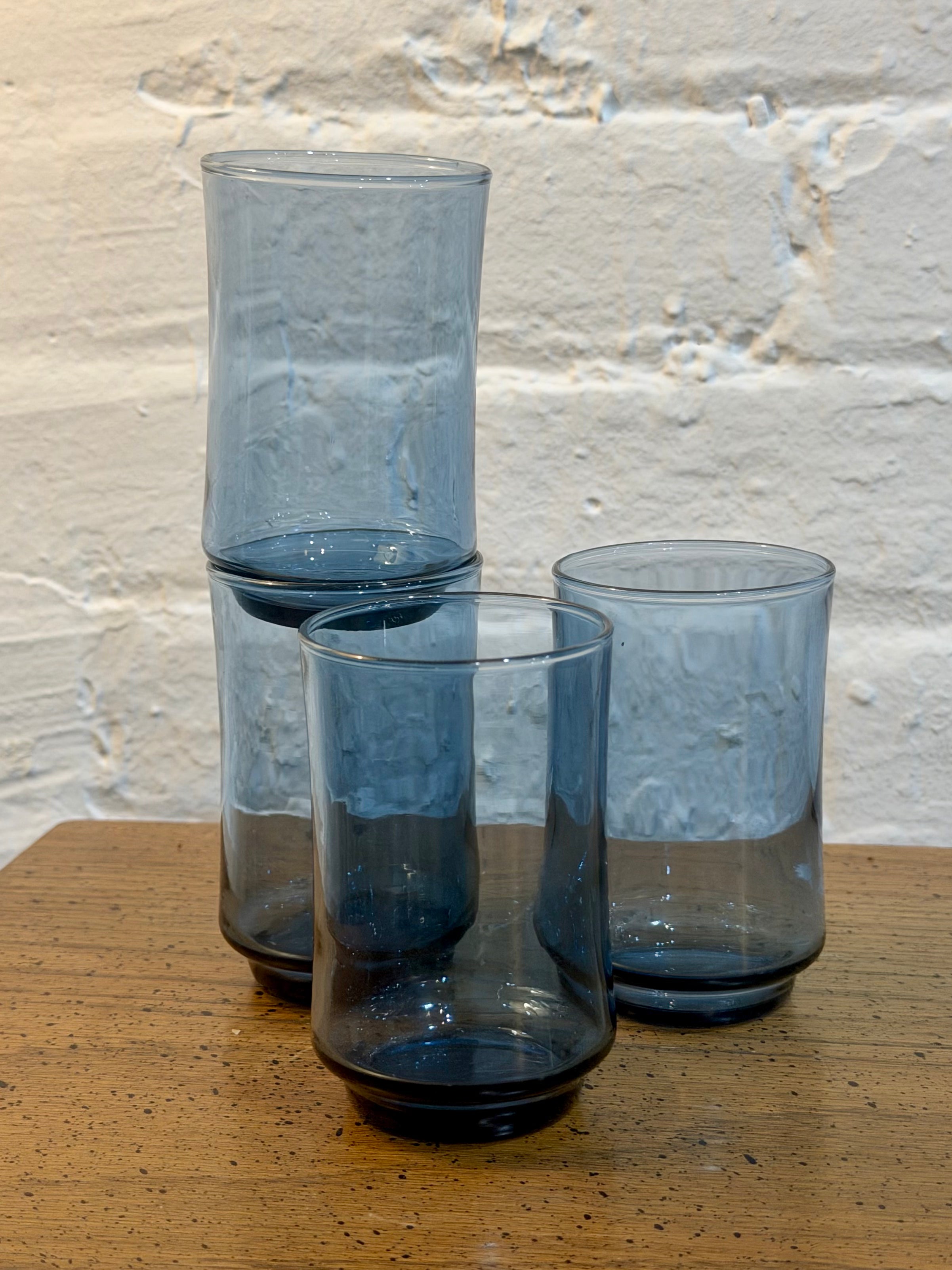 Dusky Blue Juice Tumblers