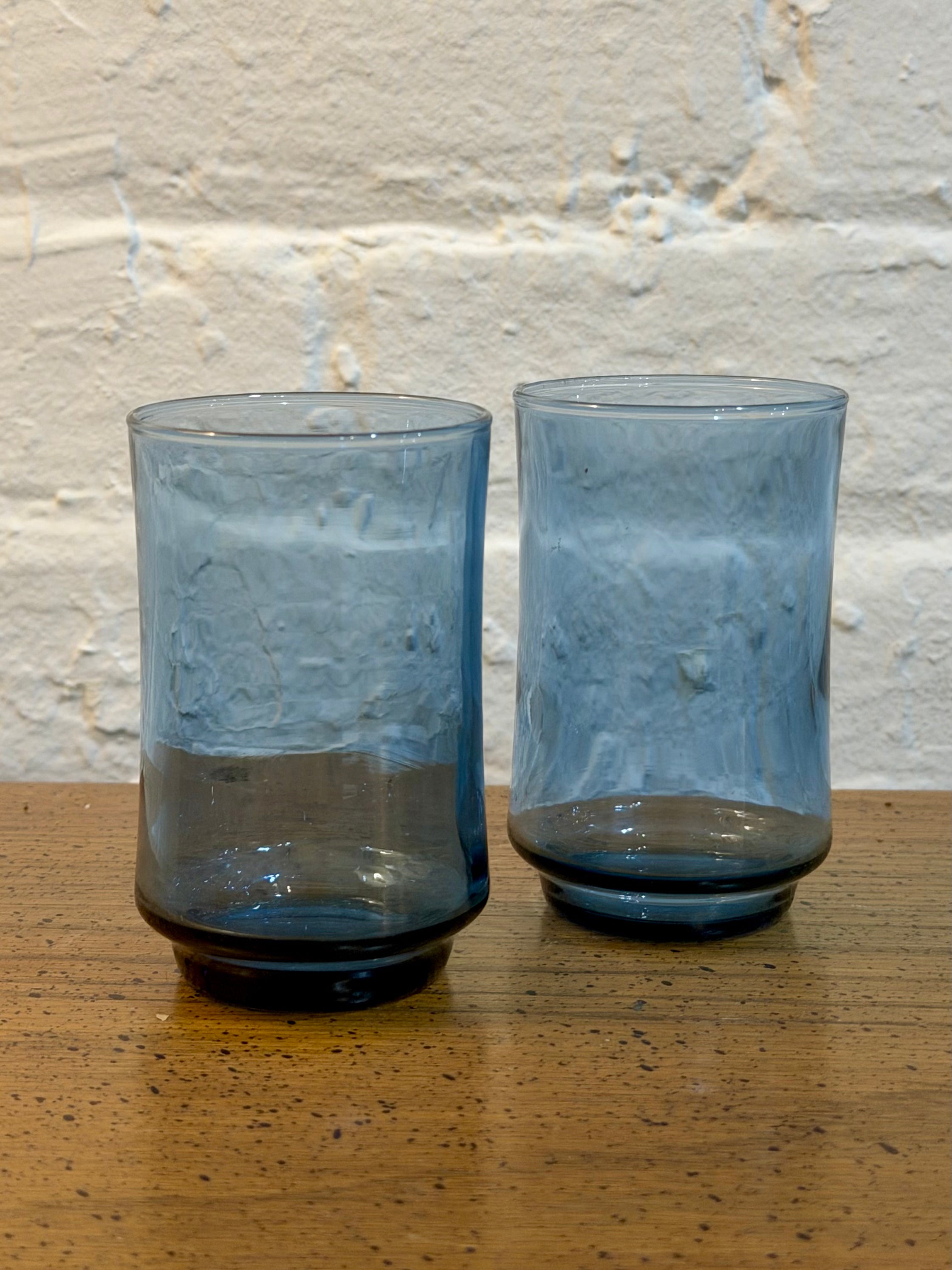 Dusky Blue Juice Tumblers