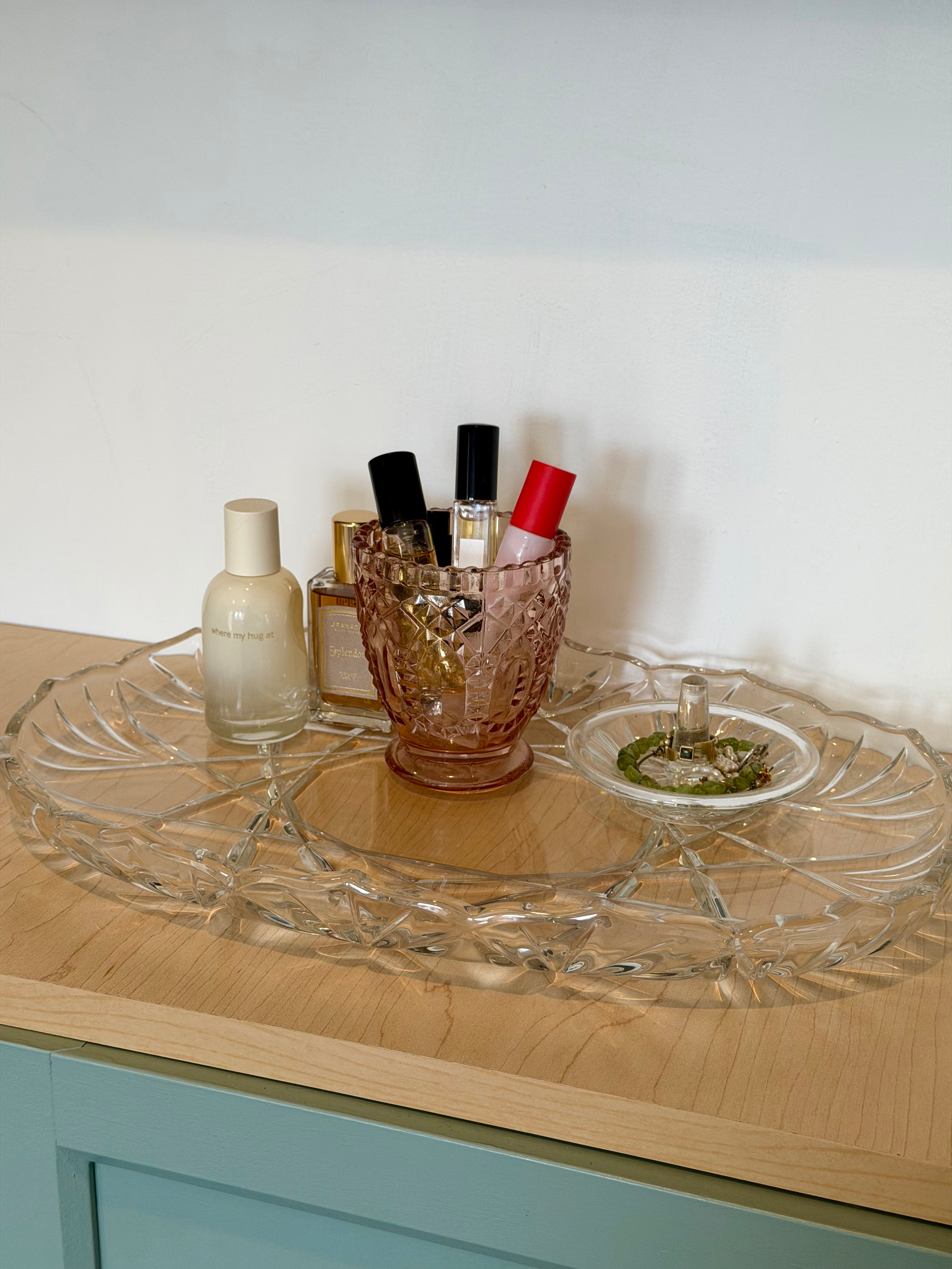 Oversized Crystal Serving Platter
