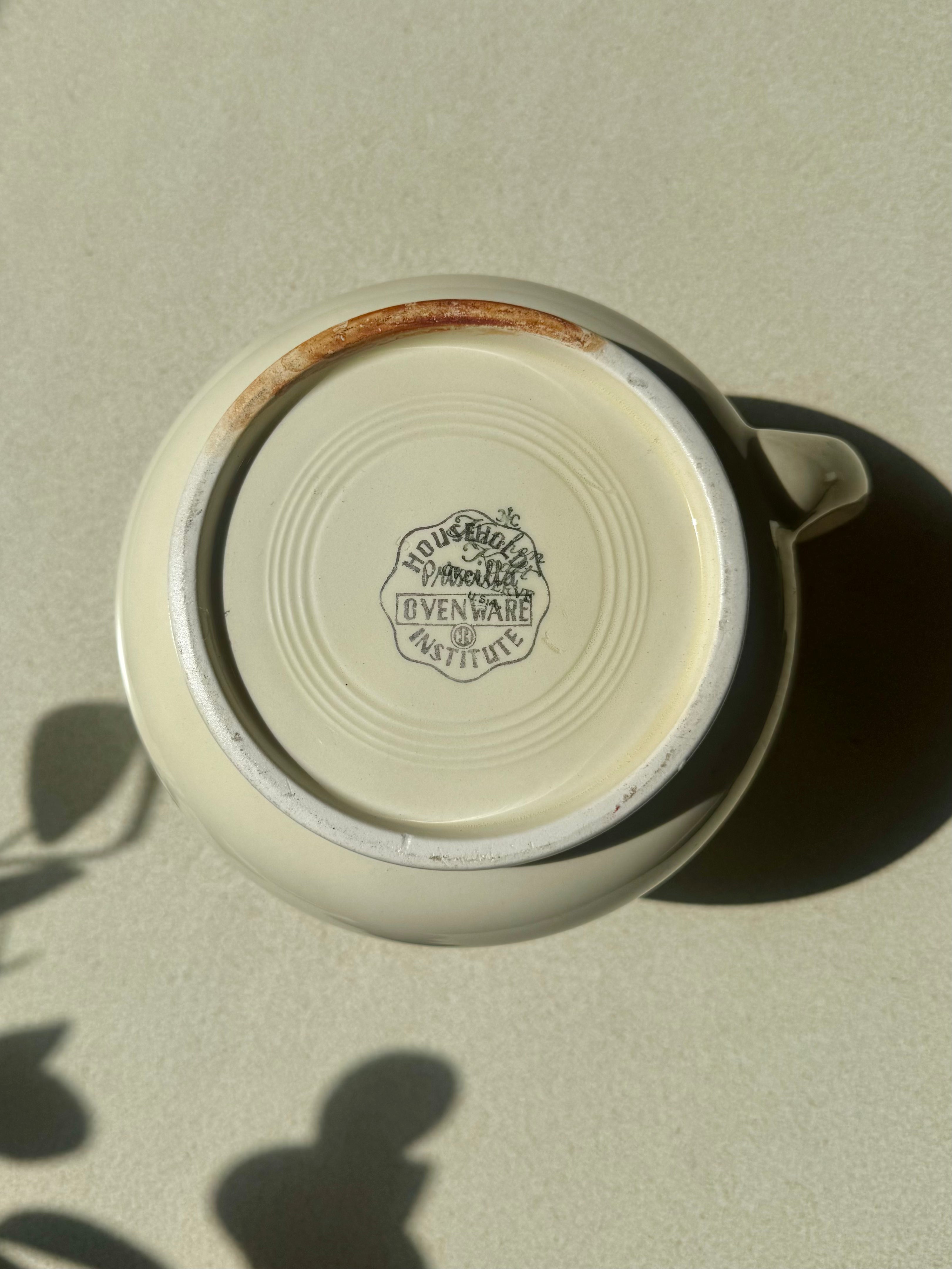 Vintage Ceramic Floral Pitcher