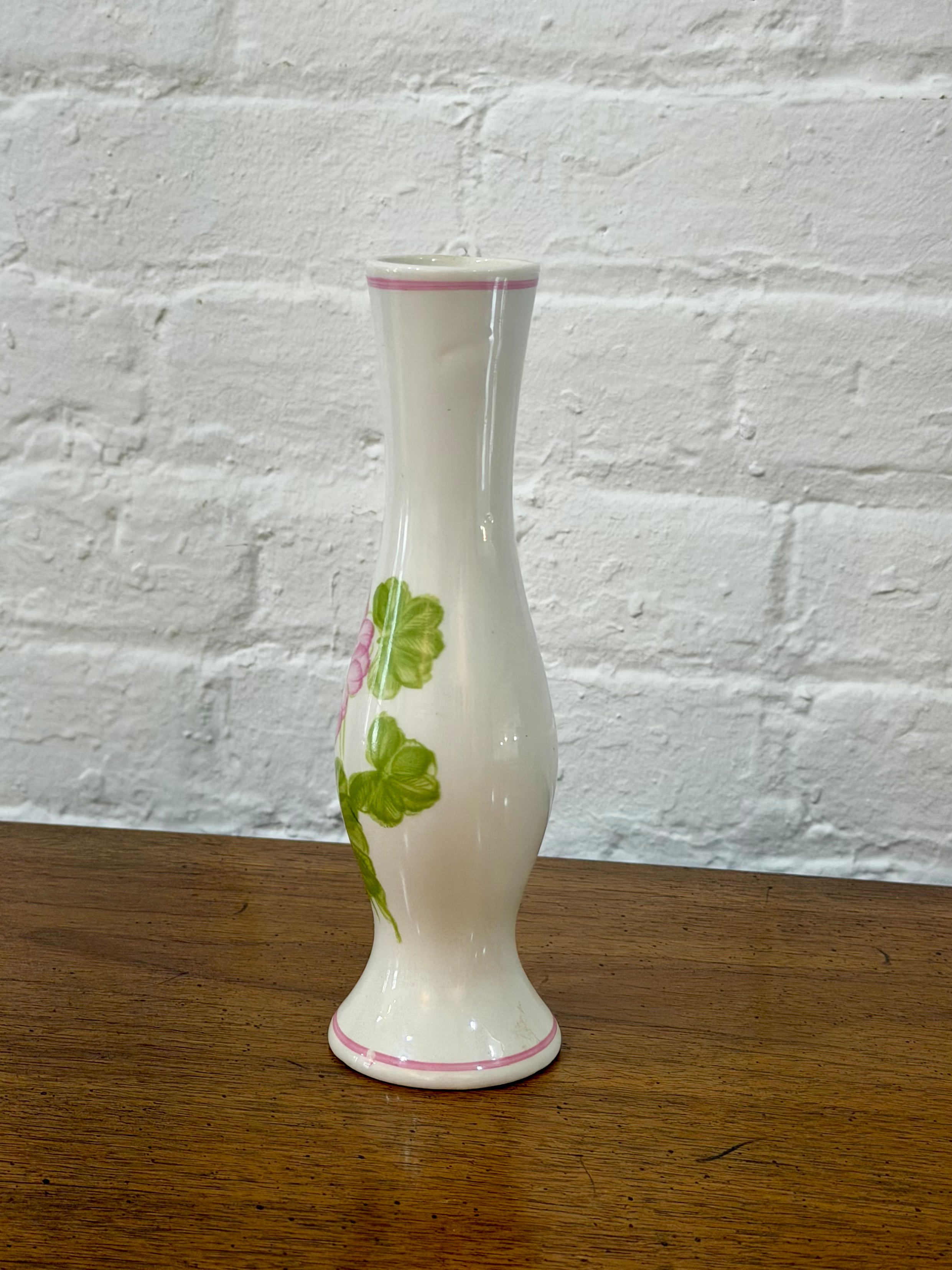 Hand Painted Porcelain Bud Vase