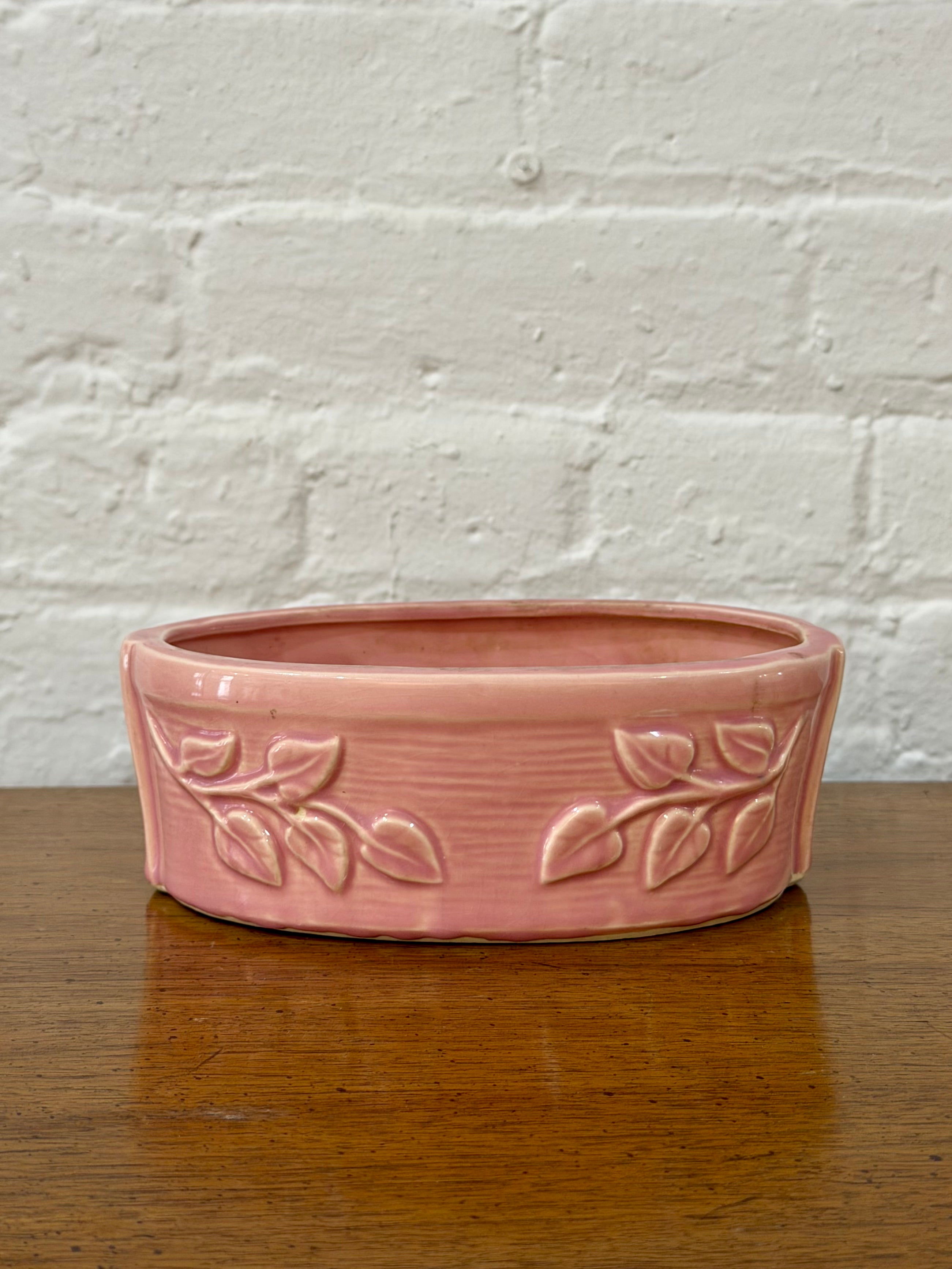 McCoy Pink Ceramic Planter