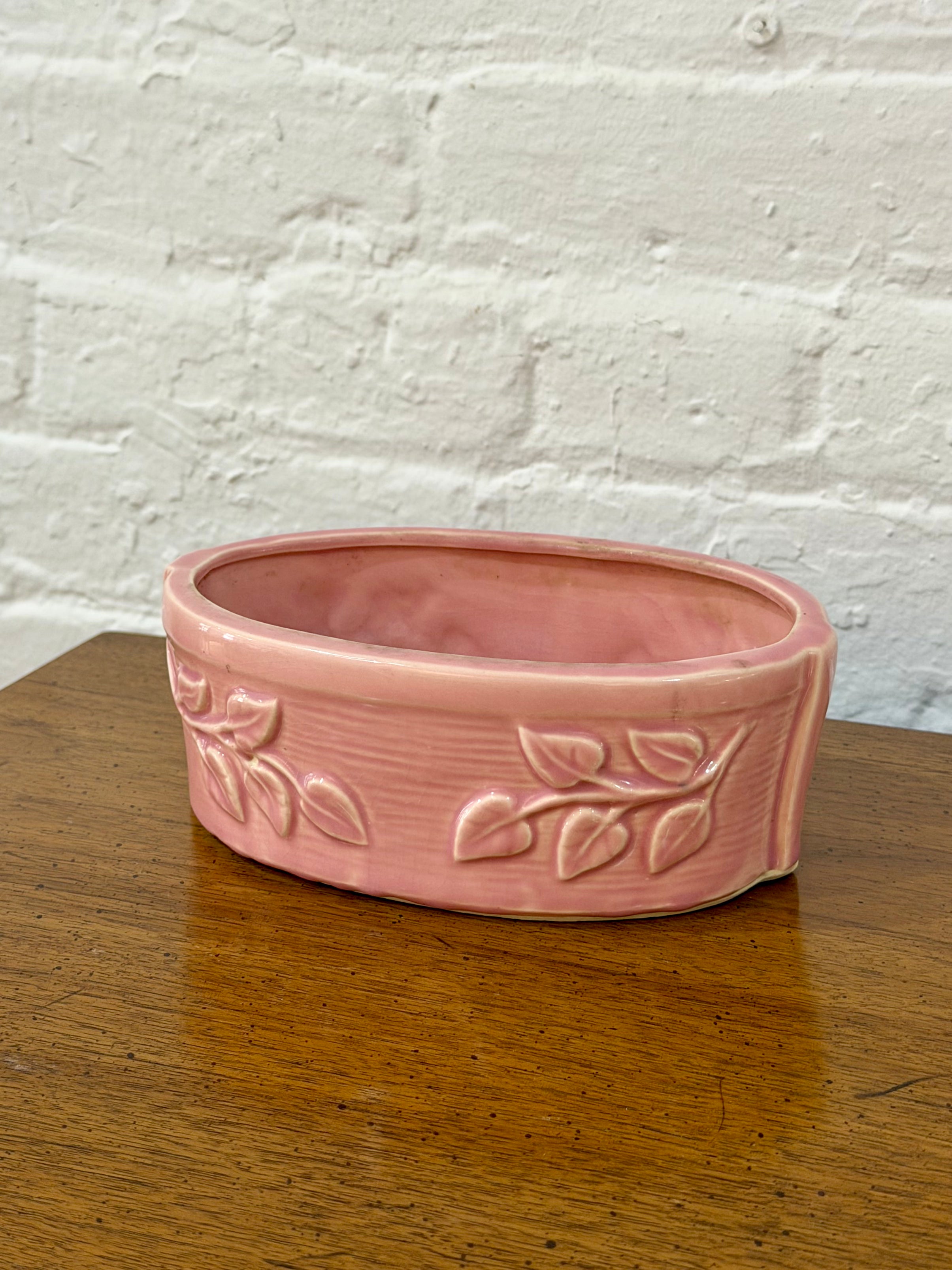 McCoy Pink Ceramic Planter